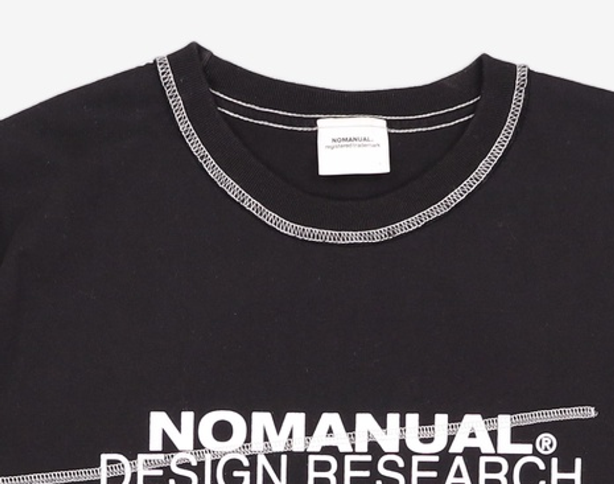 노매뉴얼(NOMANUAL) 긴소매 티셔츠 L