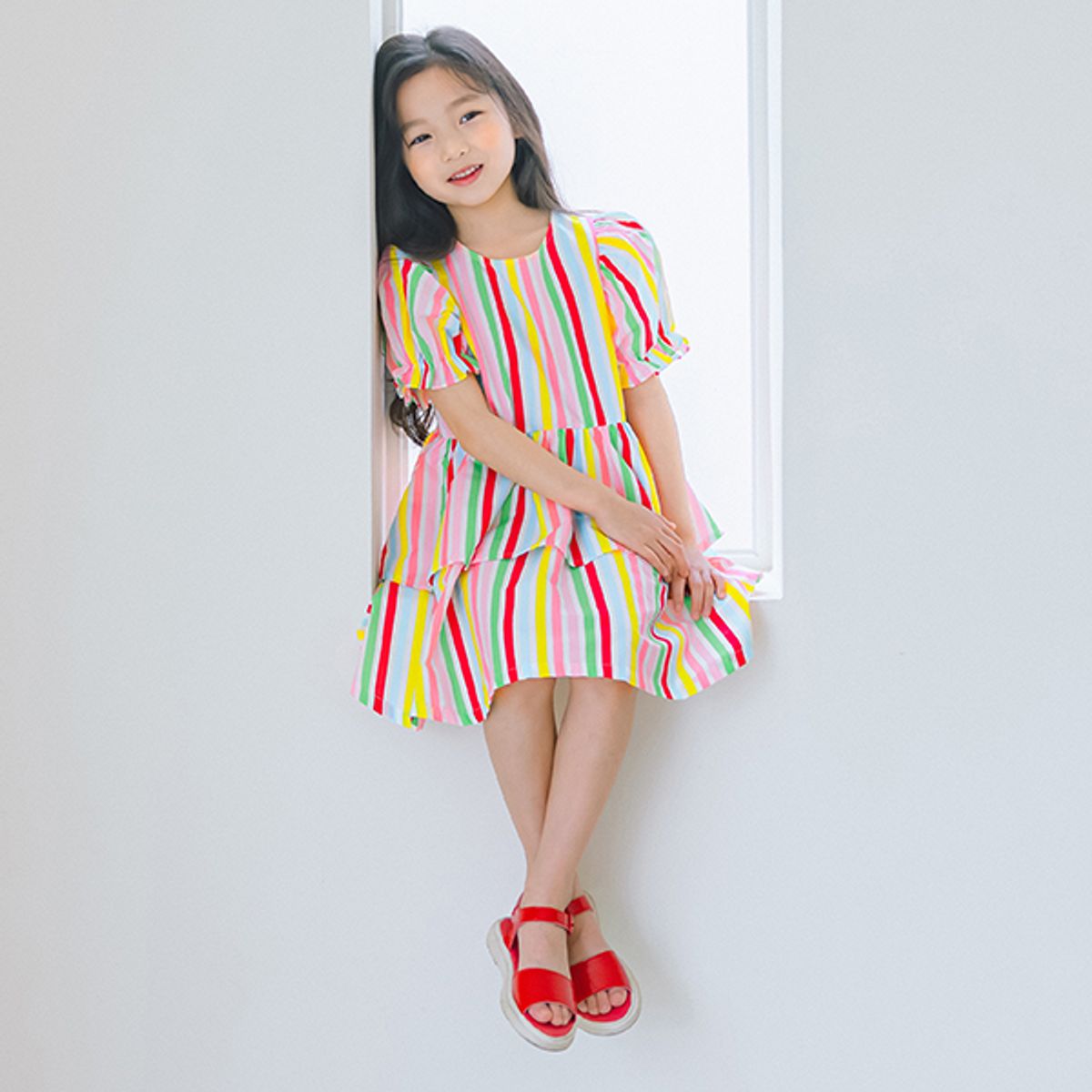 아이러브제이(I LOVE J) 스페셜데이 퍼프 원피스 JUUOP12