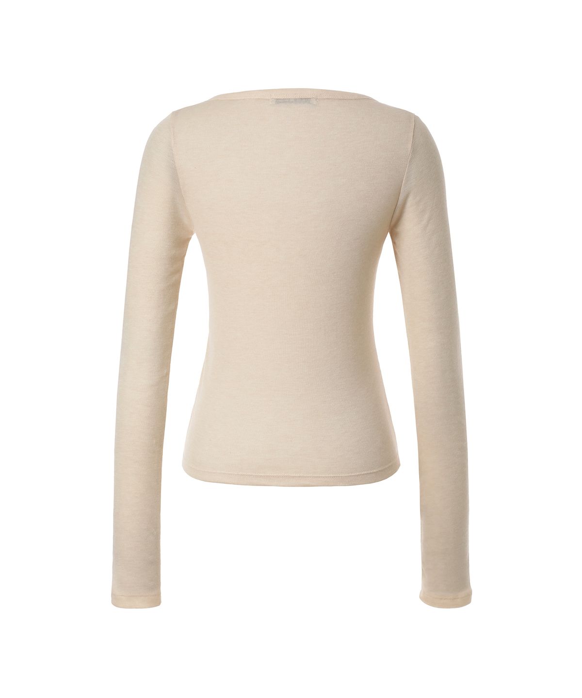 미레코(MIRECO) SOFT WOOL SCOOP NECK CD PEACH