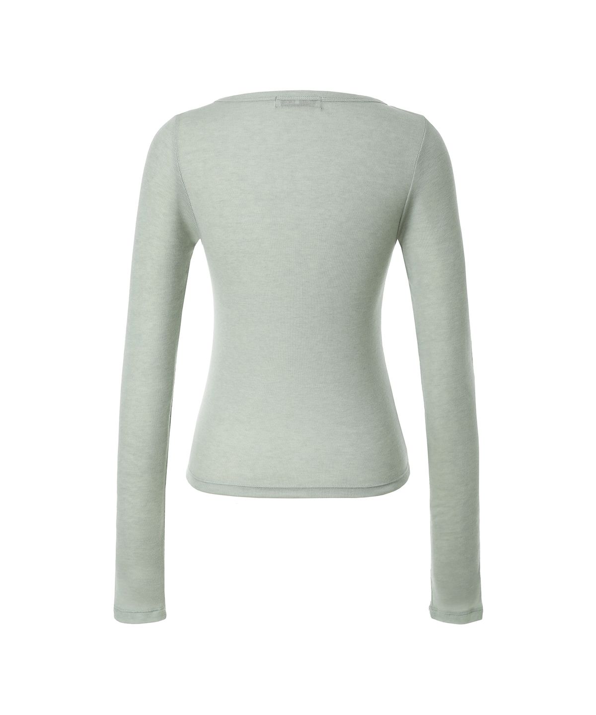 미레코(MIRECO) SOFT WOOL SCOOP NECK CD PISTACHIO