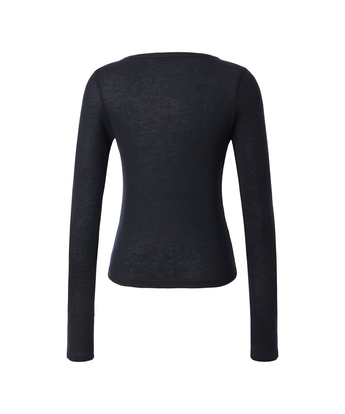 미레코(MIRECO) SOFT WOOL SCOOP NECK CD NAVY