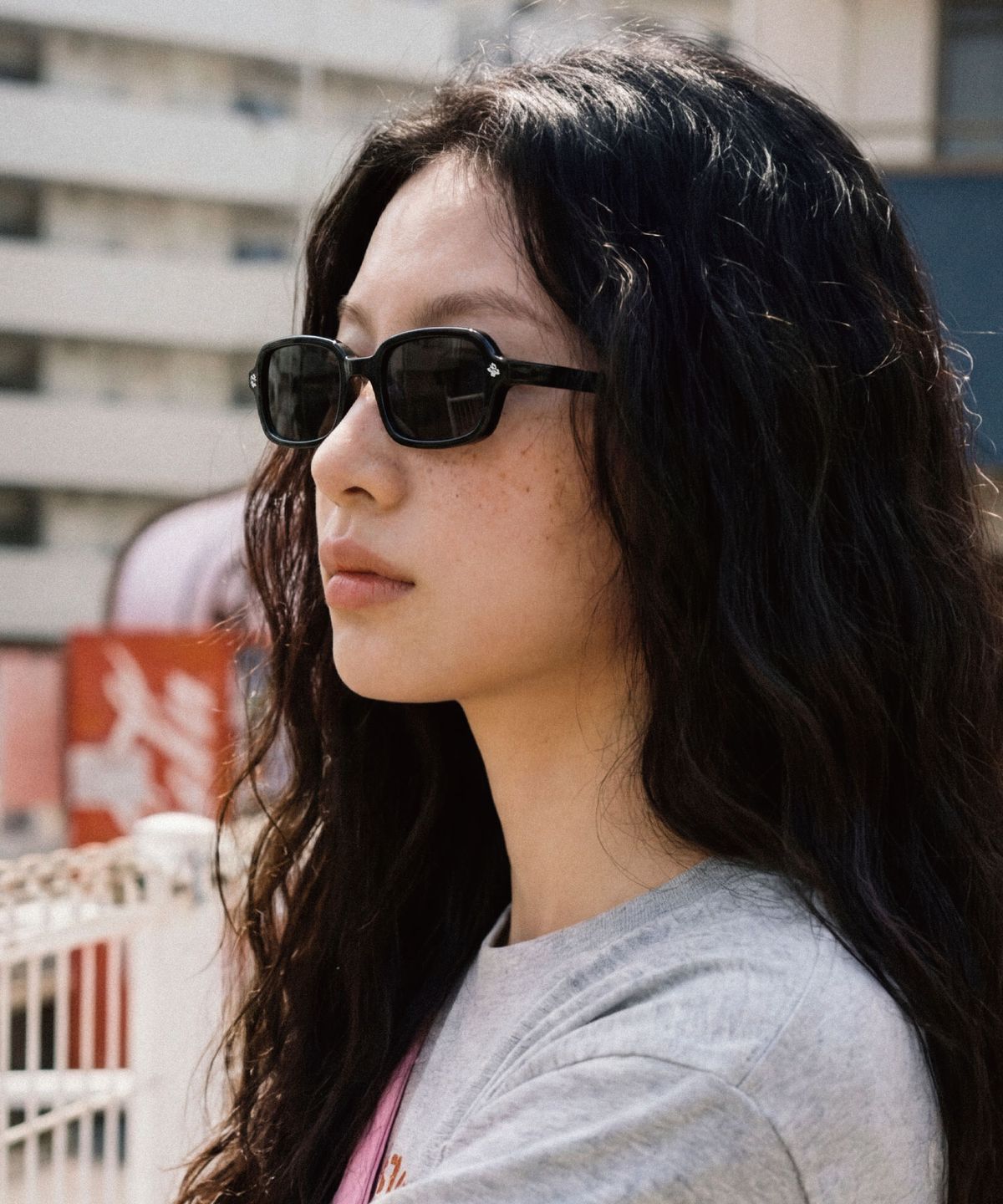 쓰리치얼스(THREECHEERS) FIG 01 SU_피그 01 선글라스_블랙