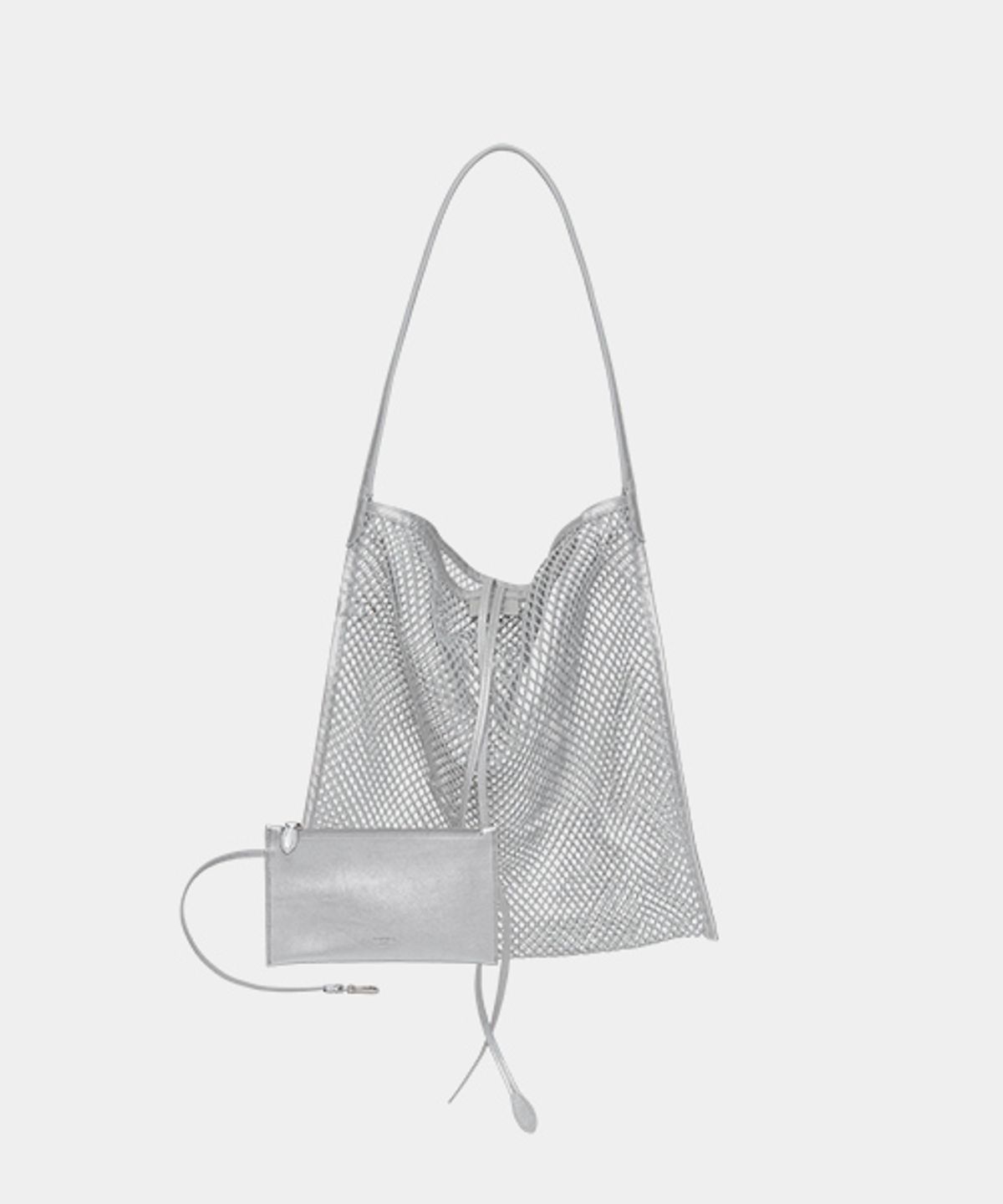 드메이커(DEMAKER) Mesh bag-silver