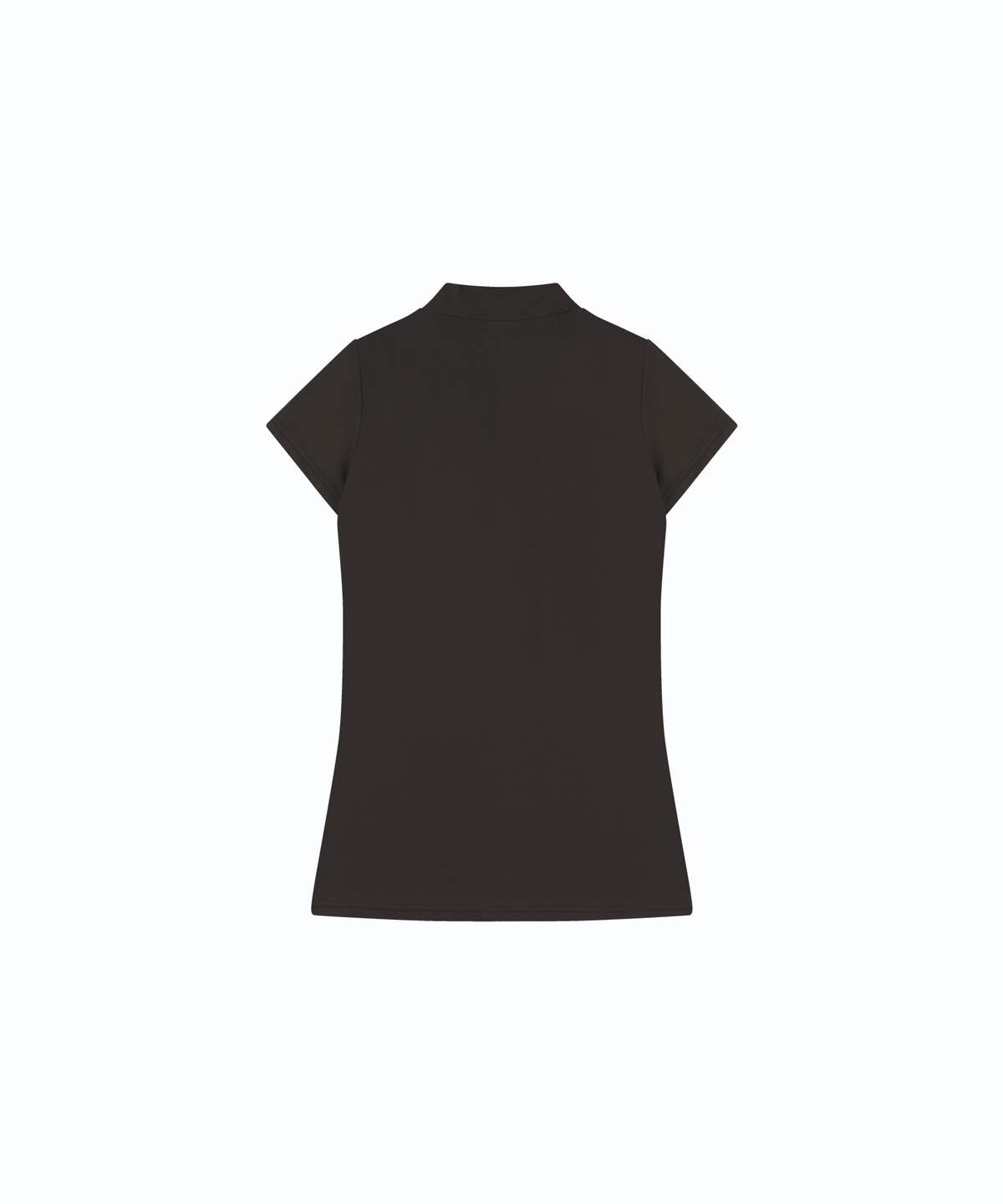 카시코(KASHIKO) Sleek Deep V Neck T-shirt Brown
