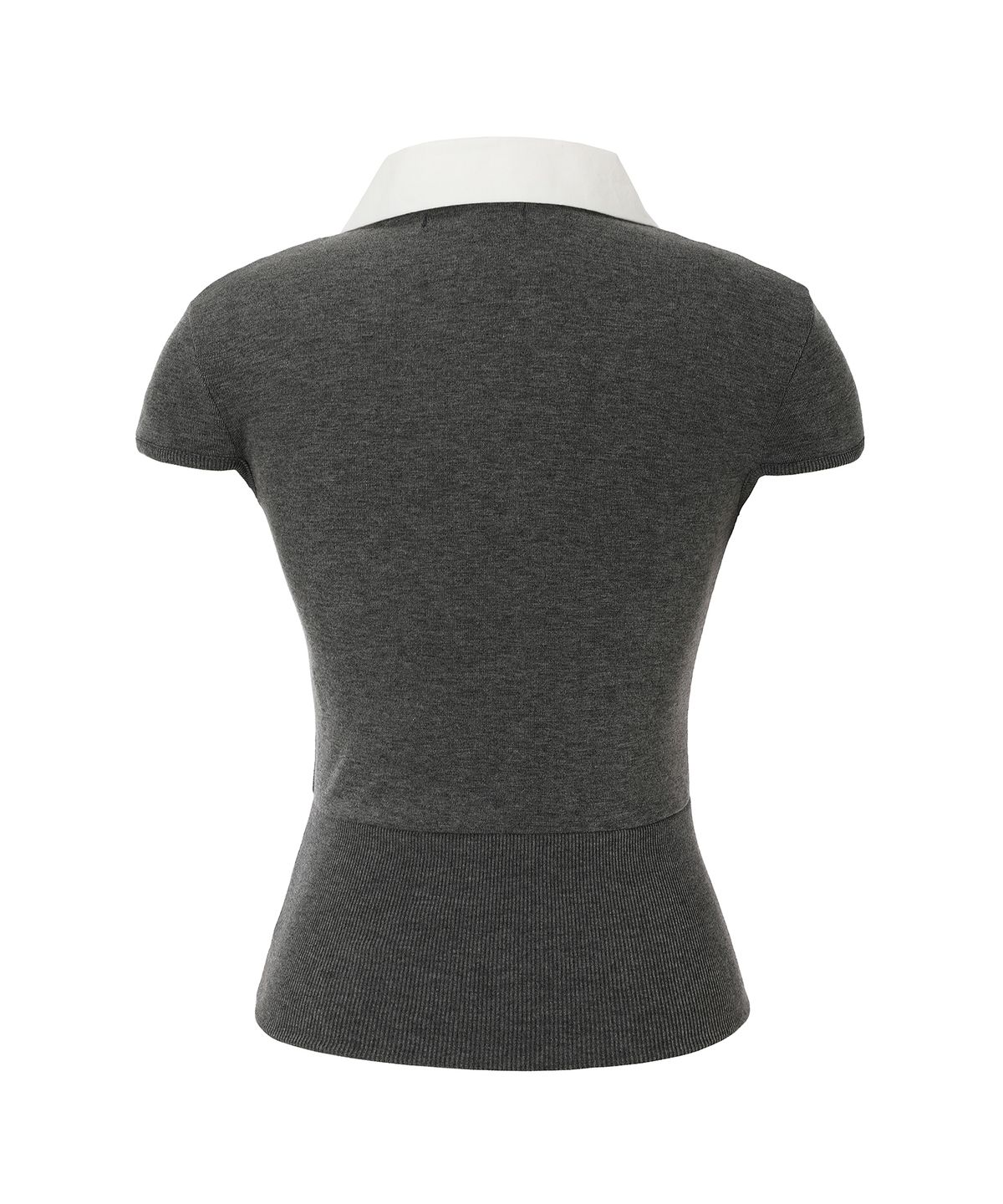미레코(MIRECO) LAYERED COLLAR T GREY