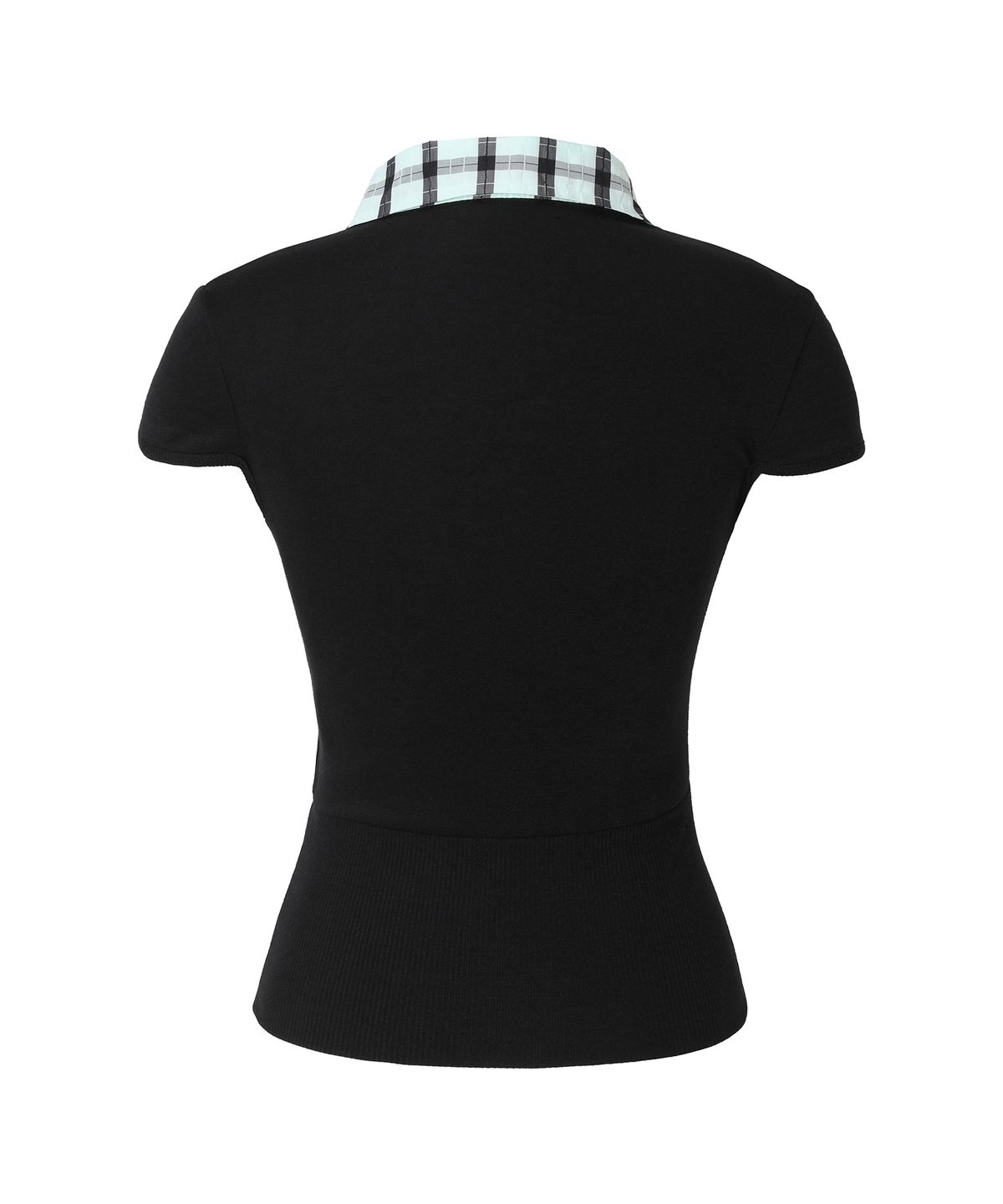 미레코(MIRECO) LAYERED COLLAR T MINT BLACK