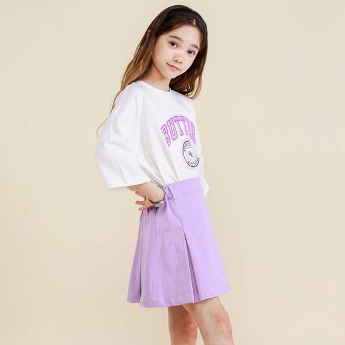 아이러브제이(I LOVE J) B.깔끔한 트임 스커트 JVUSK22