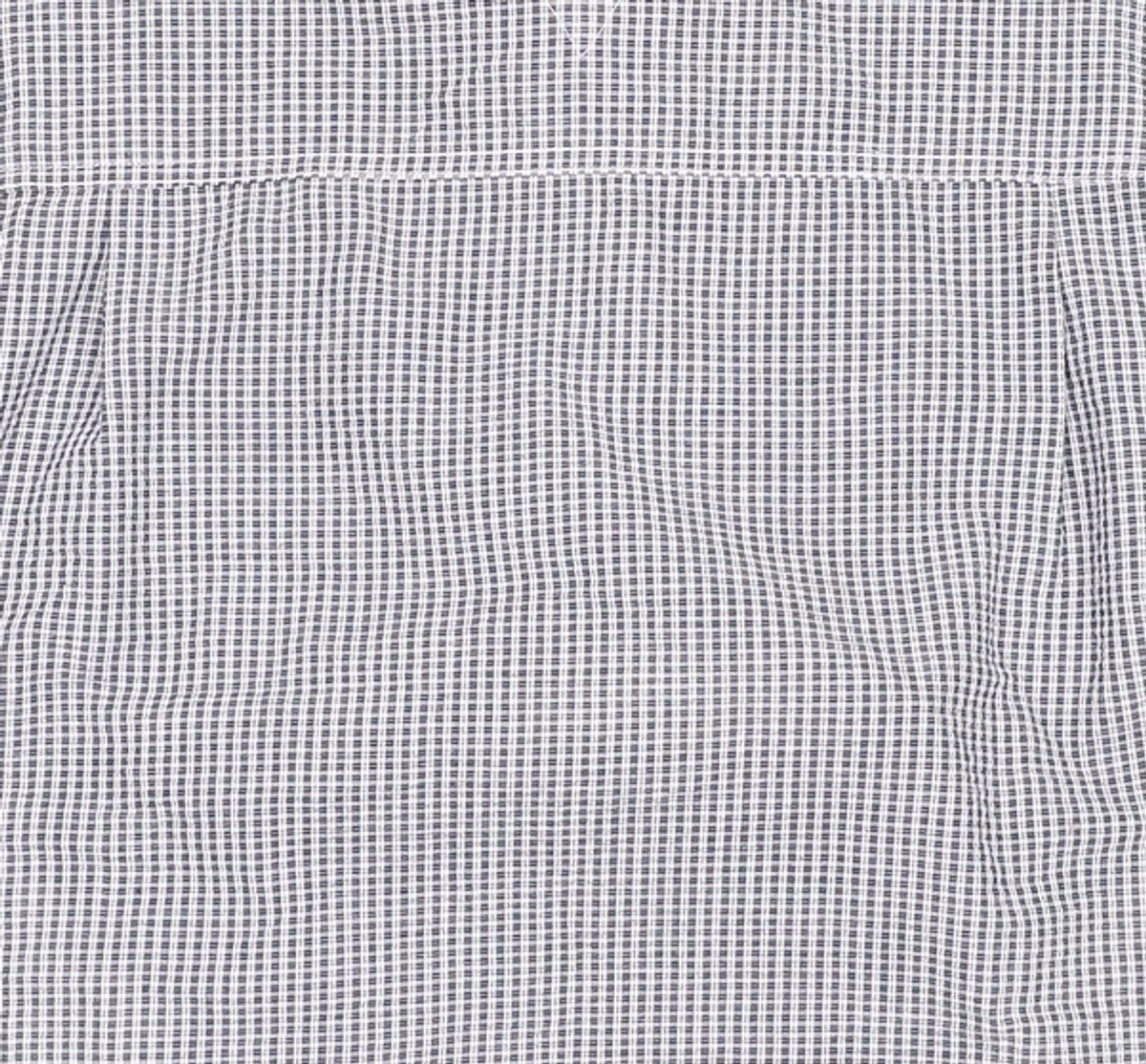 사운즈라이프(SOUNDSLIFE) [SM21 SOUNDSLIFE] Solid Half Shirt-Checked Navy L