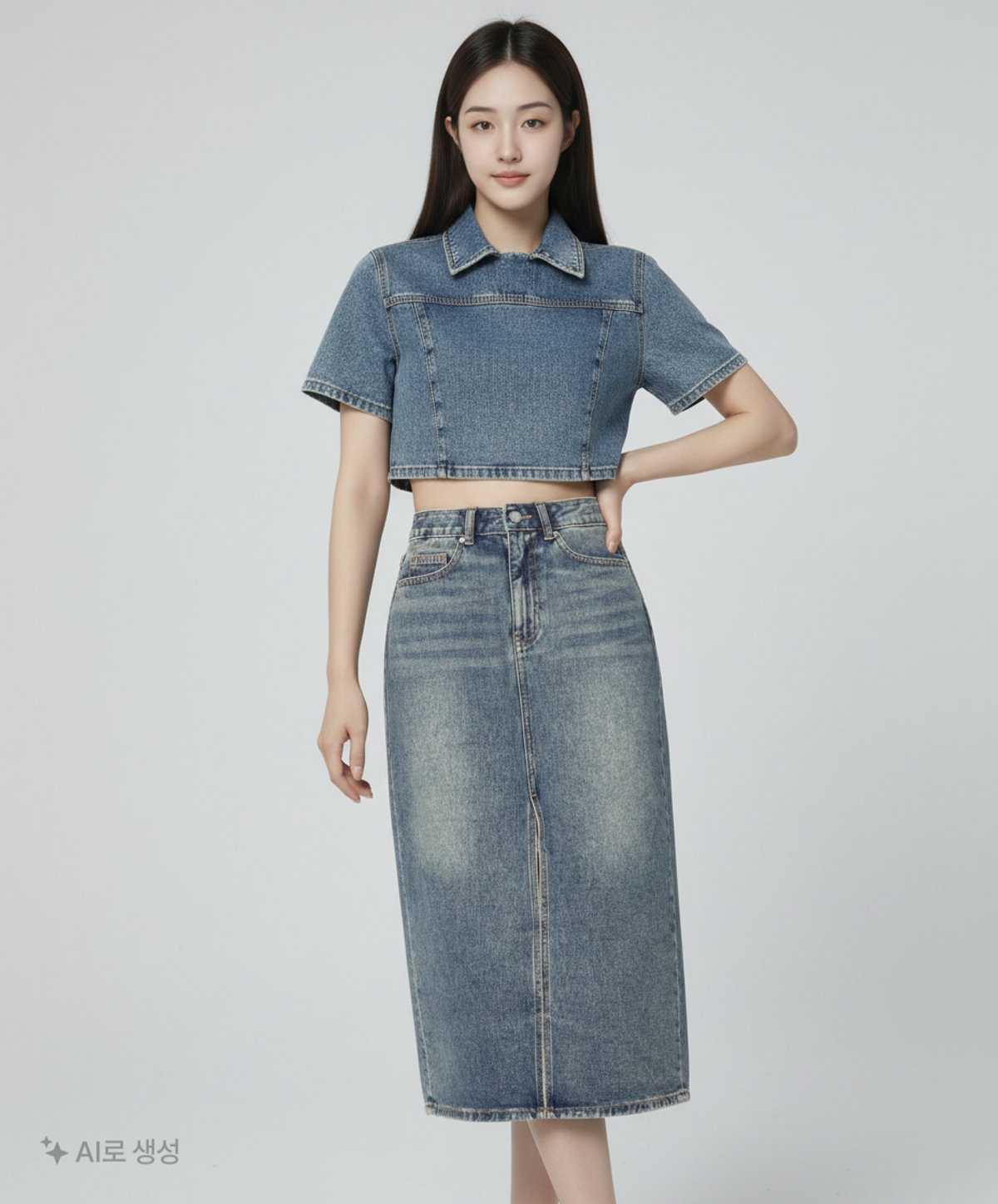 무신사 스탠다드(MUSINSA STANDARD) 롱스커트 S