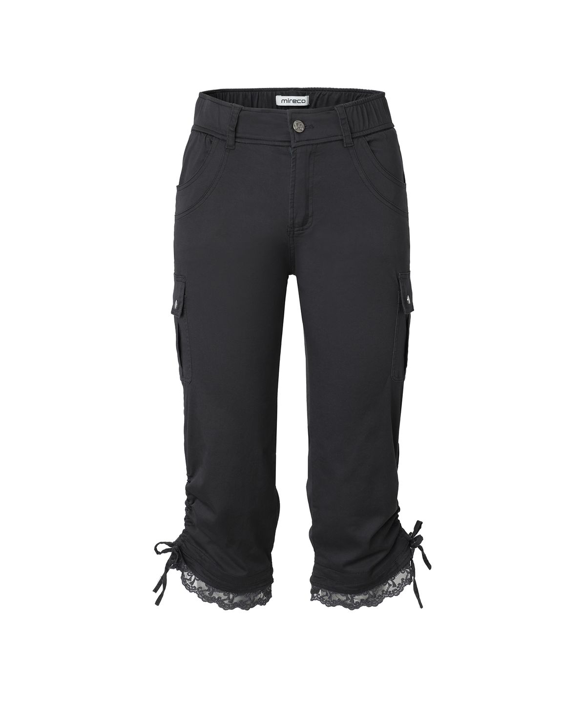 미레코(MIRECO) LACE CORSET CAPRI PT CHARCOAL