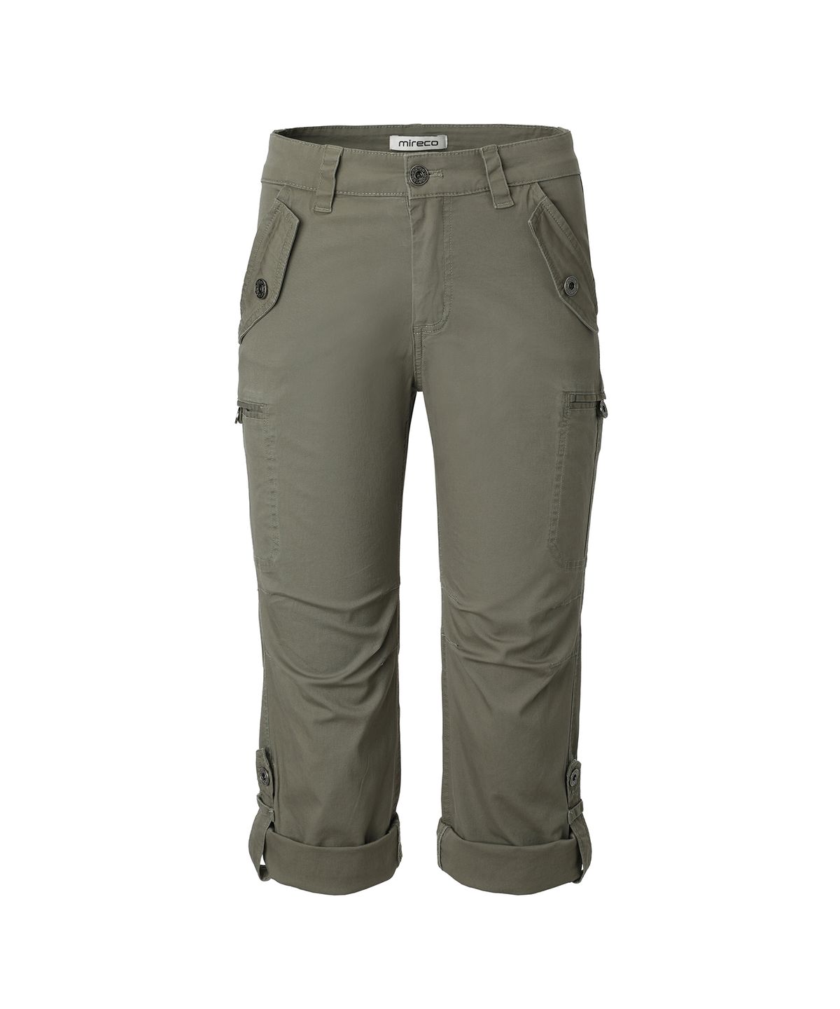 미레코(MIRECO) ROLL-UP CAPRI CARGO PT KHAKI