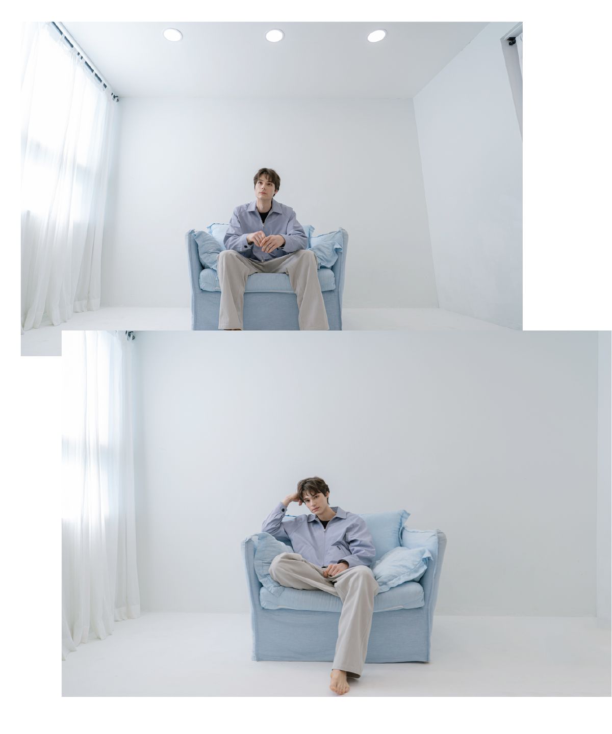 른넷(LEUNNET) 세론 블루종 (Ceron Blouson) / Blue Gray