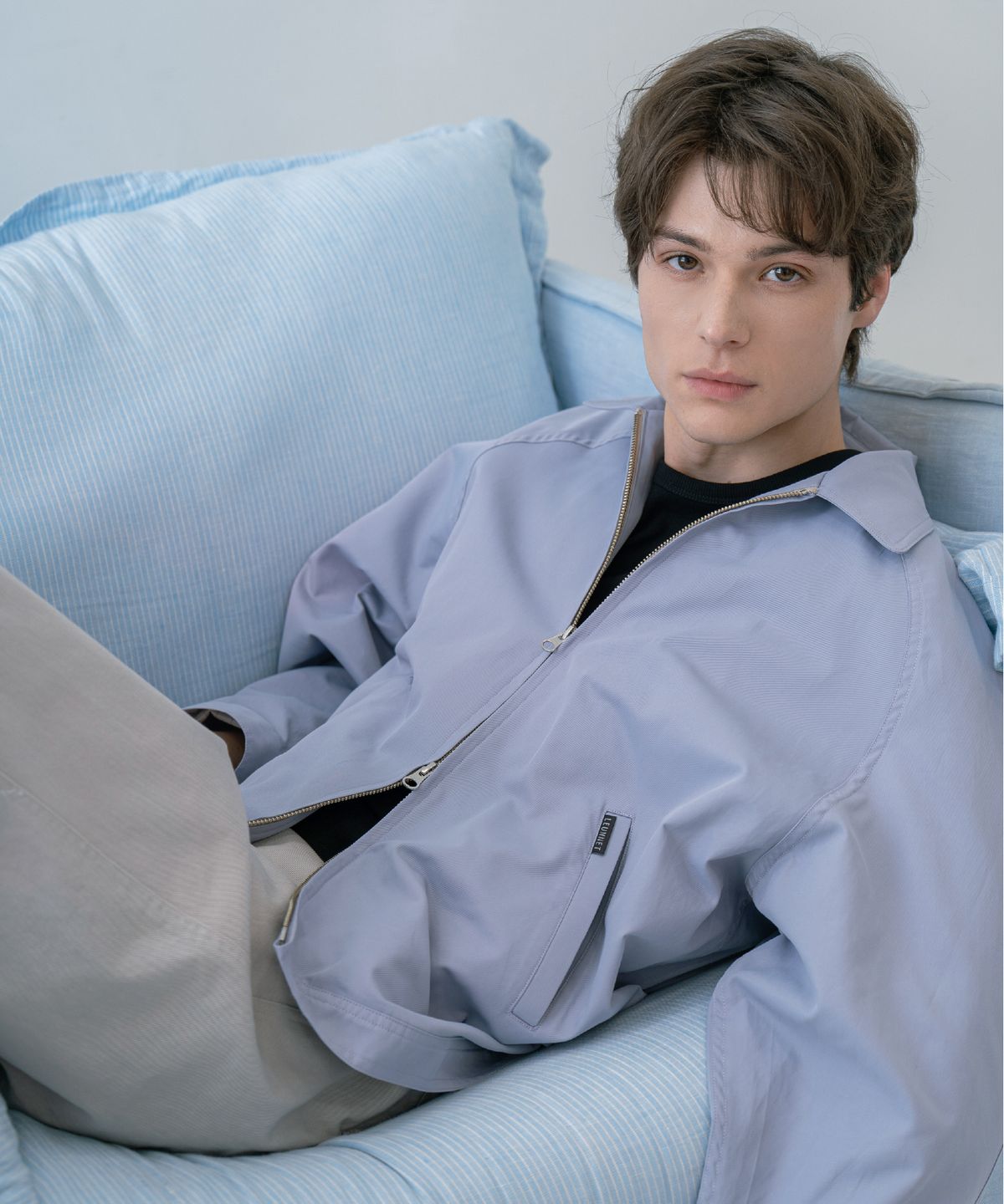 른넷(LEUNNET) 세론 블루종 (Ceron Blouson) / Blue Gray