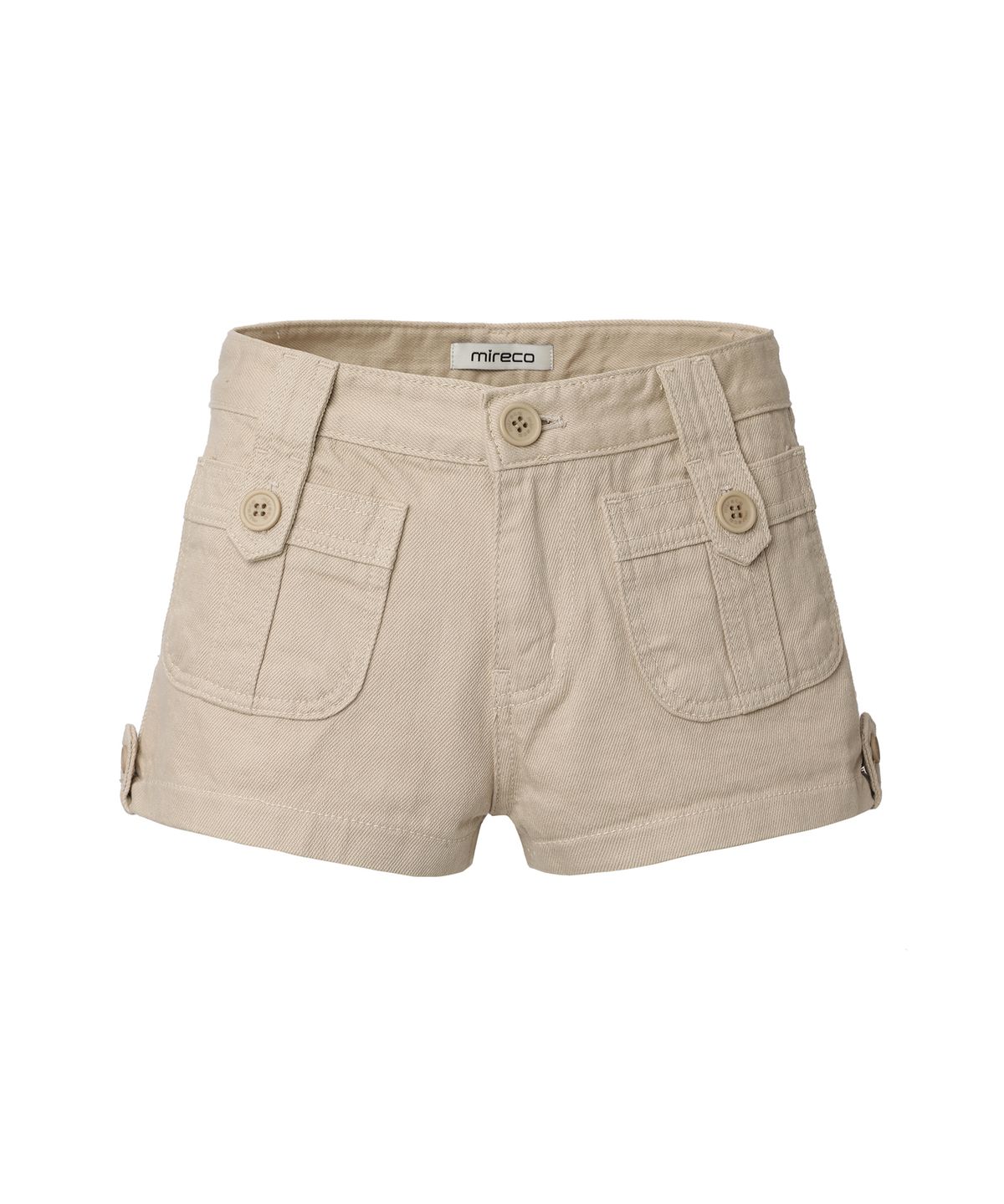 미레코(MIRECO) BUTTON POCKET SHORTS BEIGE