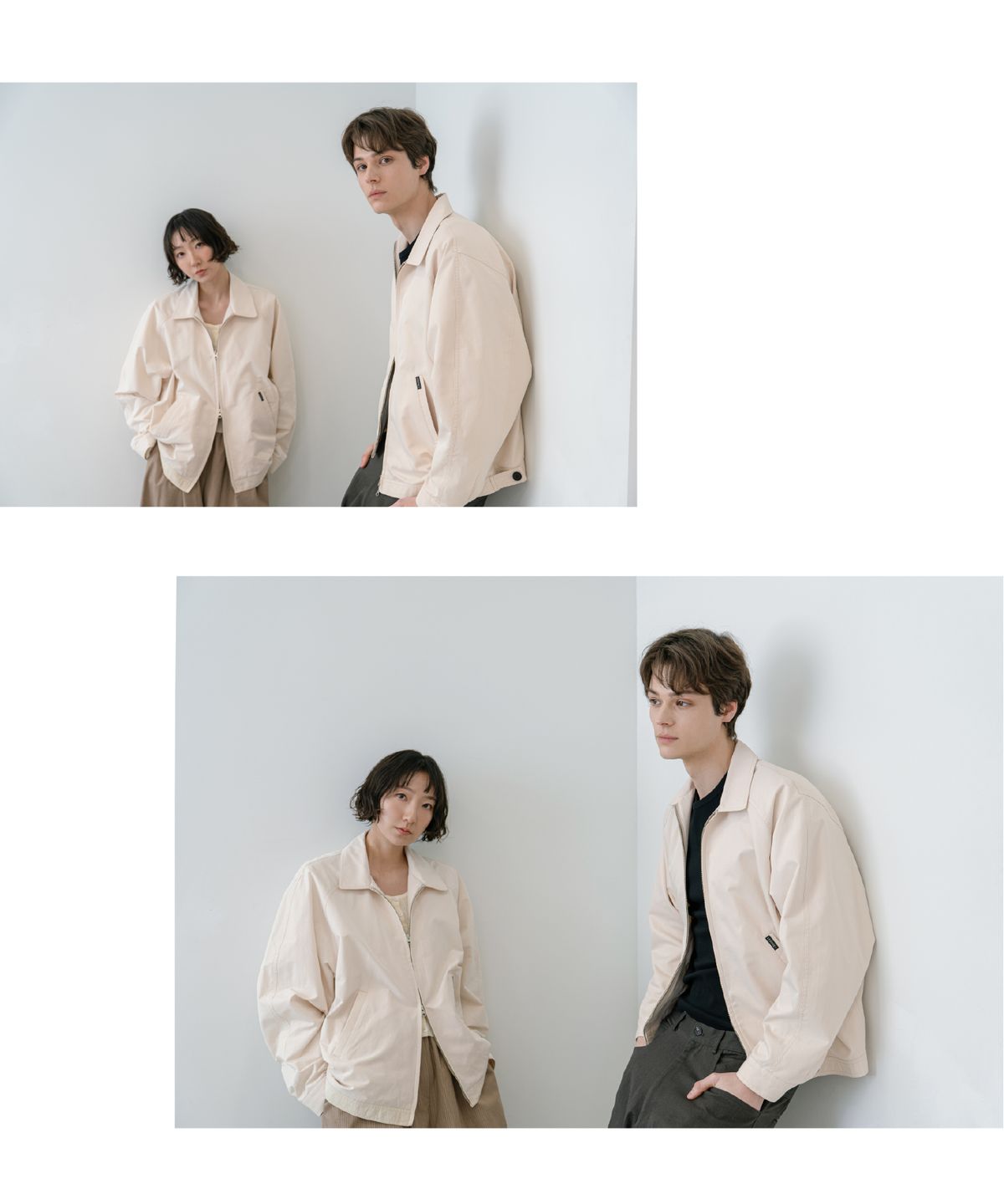 른넷(LEUNNET) 세론 블루종 (Ceron Blouson) / Light Beige