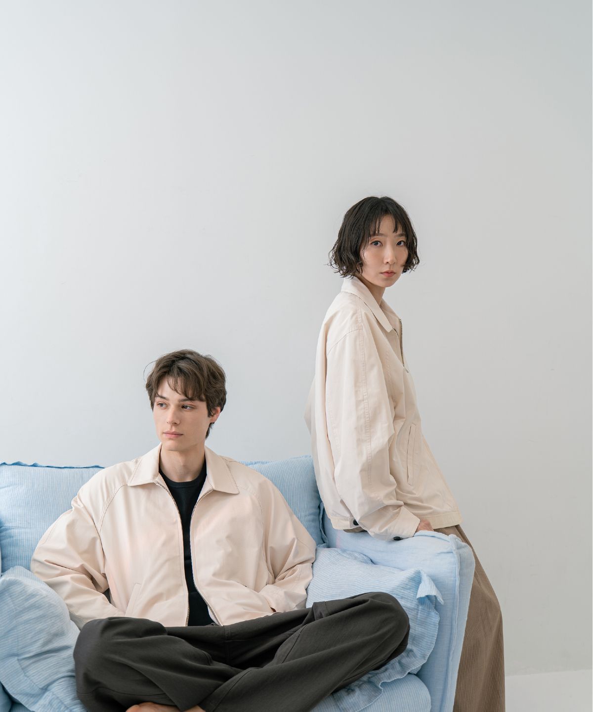 른넷(LEUNNET) 세론 블루종 (Ceron Blouson) / Light Beige