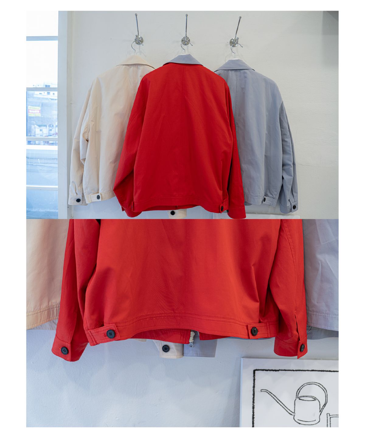 른넷(LEUNNET) 세론 블루종 (Ceron Blouson) / Light Beige
