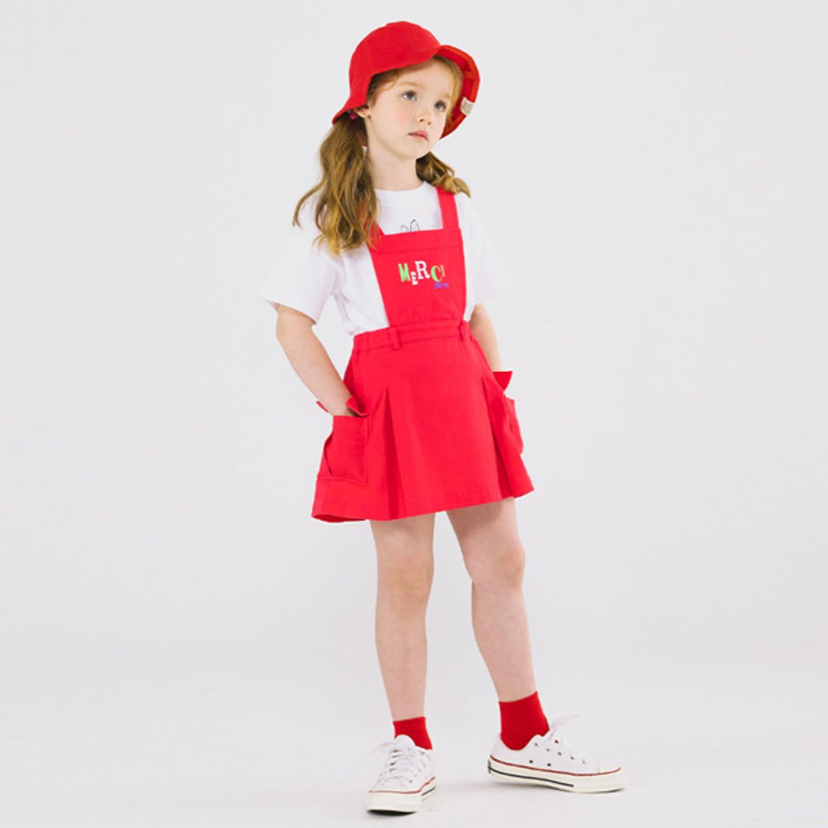 아이러브제이(I LOVE J) 아르엘 멜빵 원피스 JWUOP21