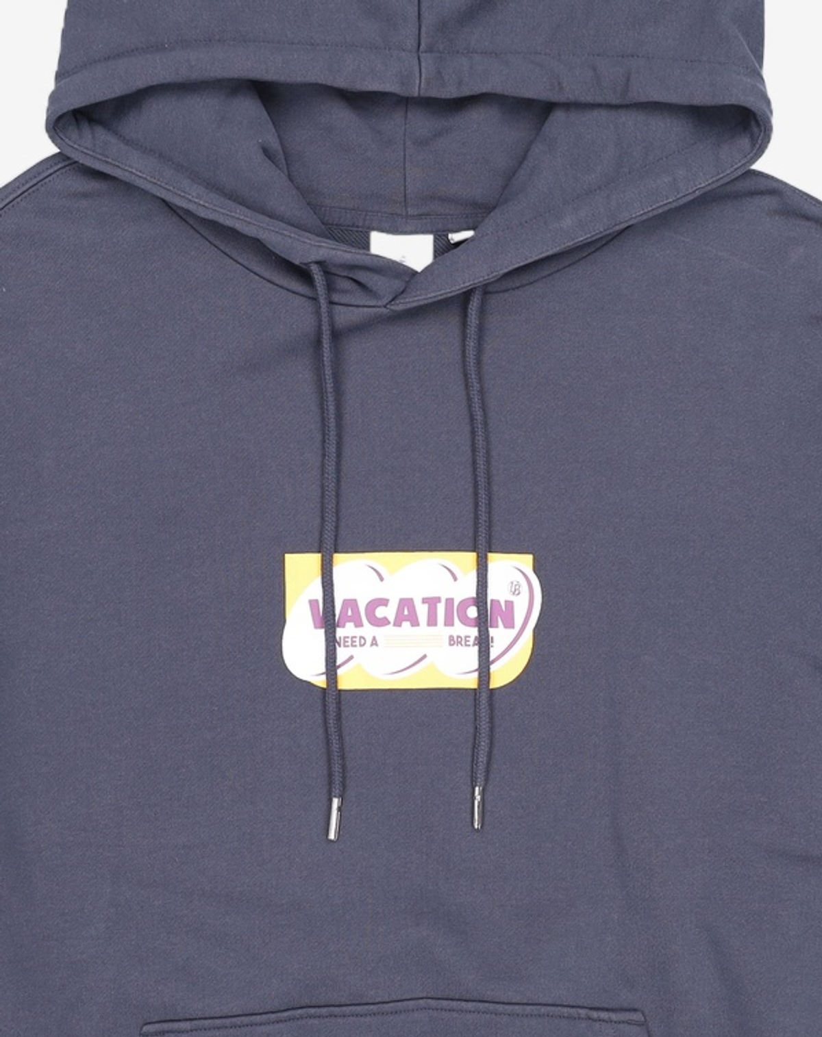 어반디타입(URBANDTYPE) 배케이션 로고 후드_미드나잇 블루_LT556 L