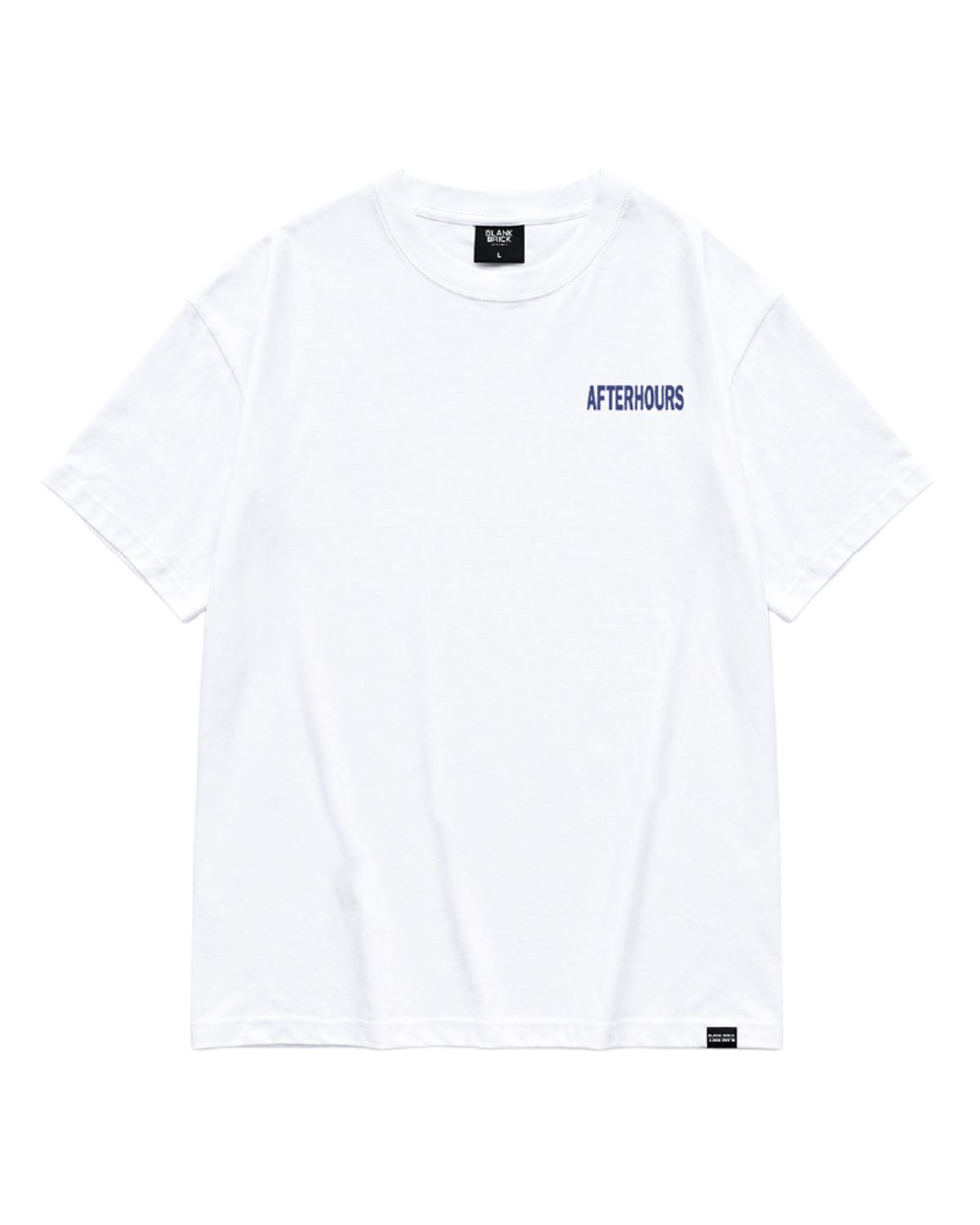 블랭크브릭(BLANKBRICK) 애프터아워스 반팔티셔츠(화이트)