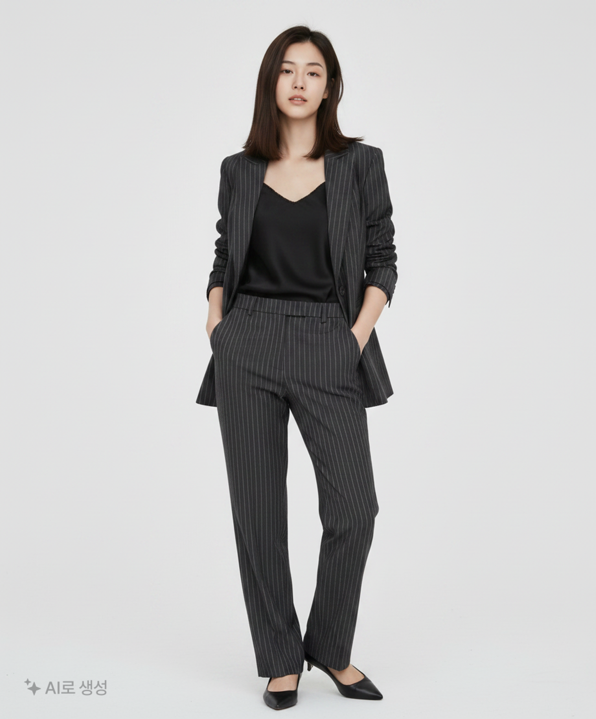 라인(LINE) 슈트 팬츠/슬랙스 55
