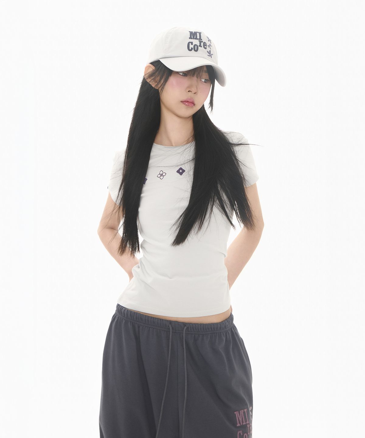 미레코(MIRECO) CALI BALL CAP PALE GREY