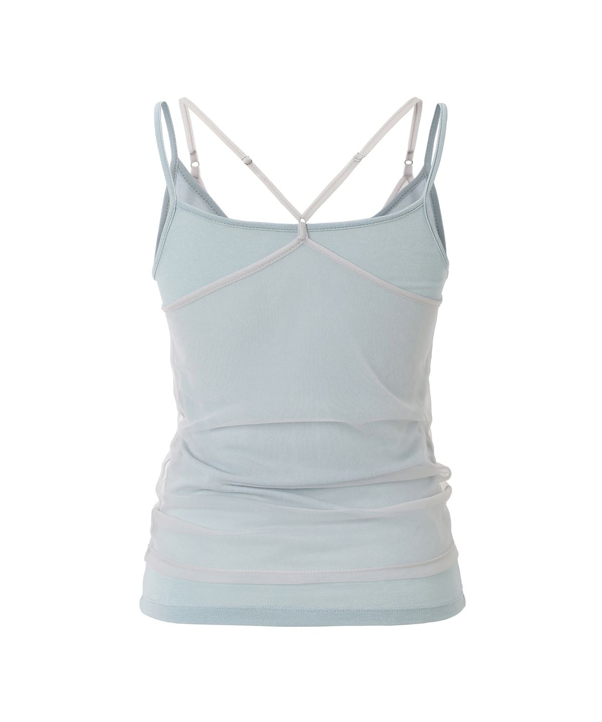 미레코(MIRECO) SOFT MESH LAYER CAMI COTTON CANDY