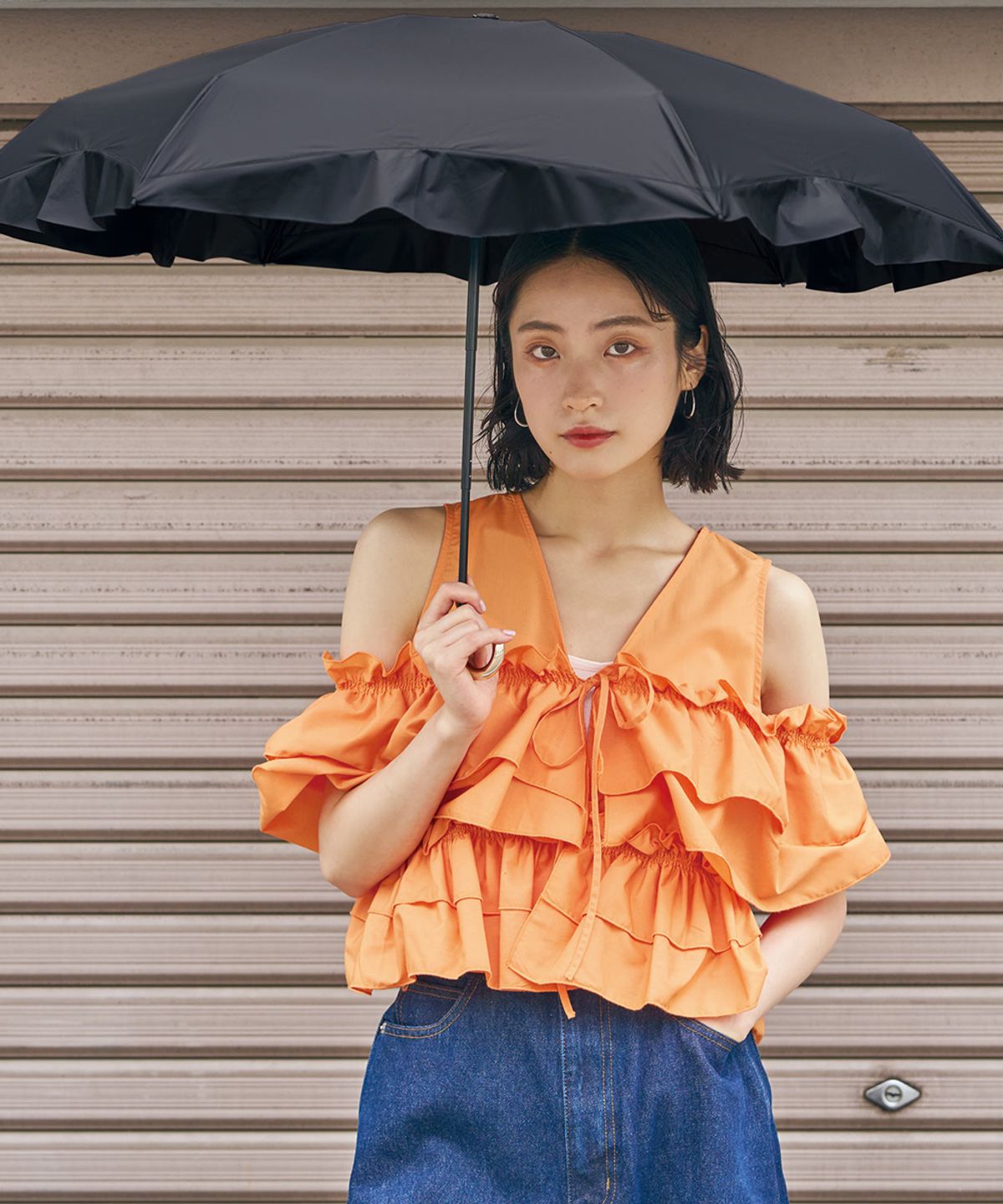 더블유피씨(W.P.C) 컴팩트 프릴 암막 미니 4단양산 801-11546-102