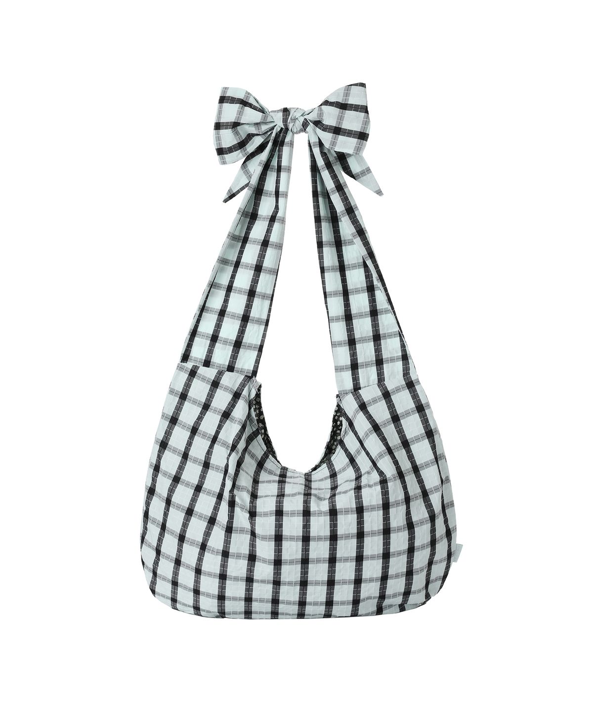 미레코(MIRECO) DOLLY RIBBON BUTTON HOBO BAG MINT