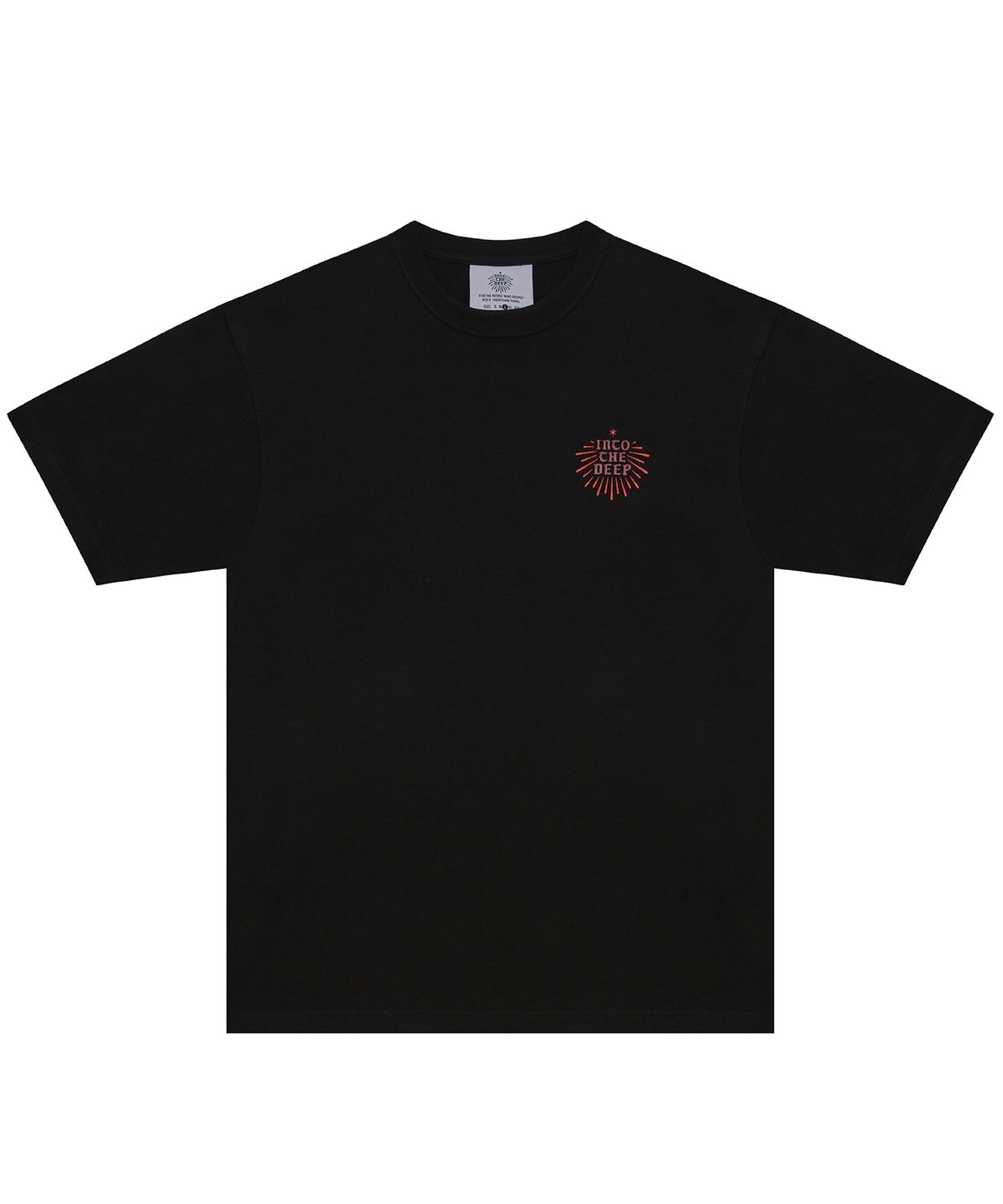 인투더딥(INTO THE DEEP) [ITD X HRTM] BIG LOGO NEW CAMO S/S - RED - BLACK