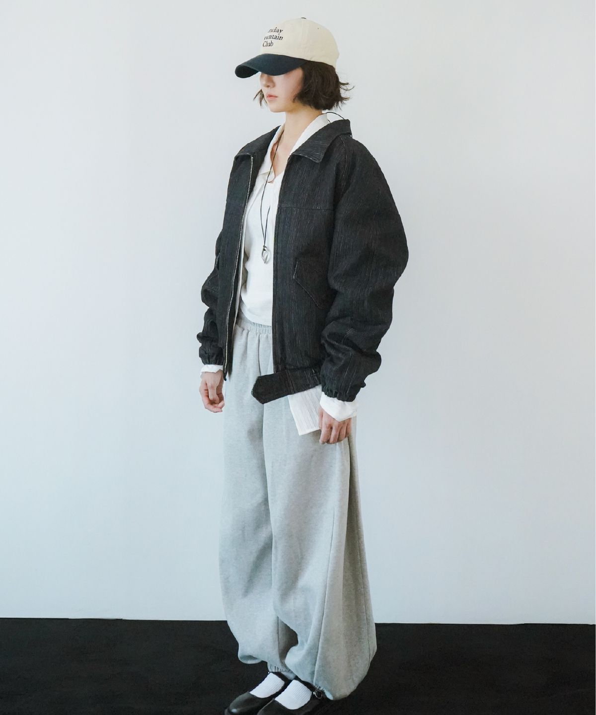 른넷(LEUNNET) 아스팔트 포엠 (Asphalt Poem) /  Navy Stripe