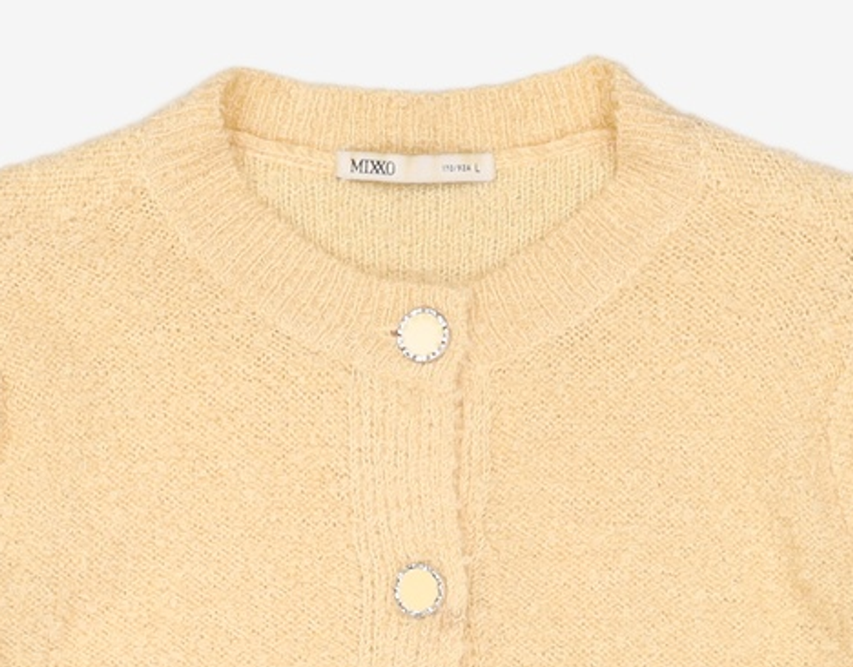 미쏘(MIXXO) 셋업 부클 가디건 MIWCKD113T L