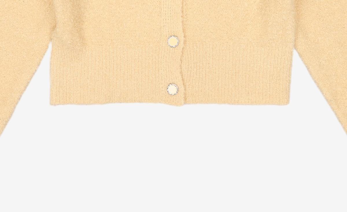 미쏘(MIXXO) 셋업 부클 가디건 MIWCKD113T L