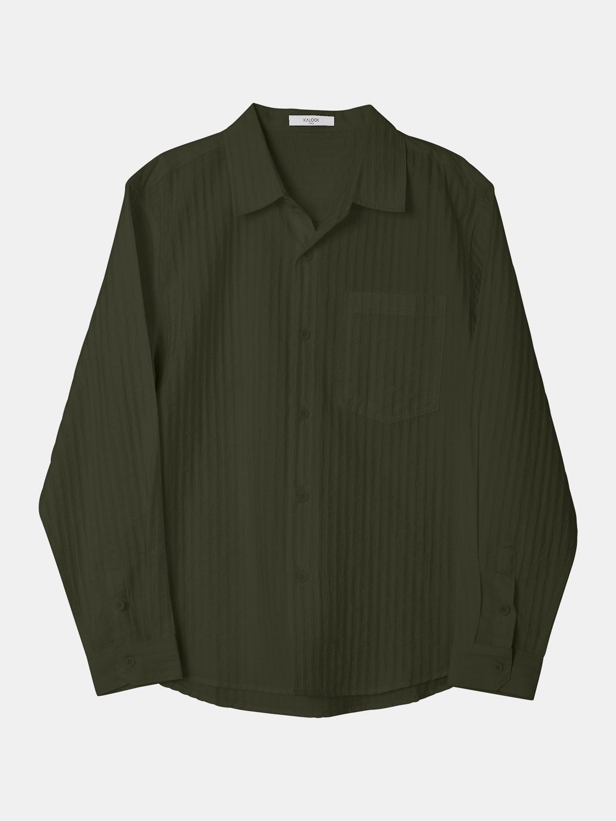 이카룩(IKALOOK) 봄여름 시어서커 레이어드 남방 DSH104