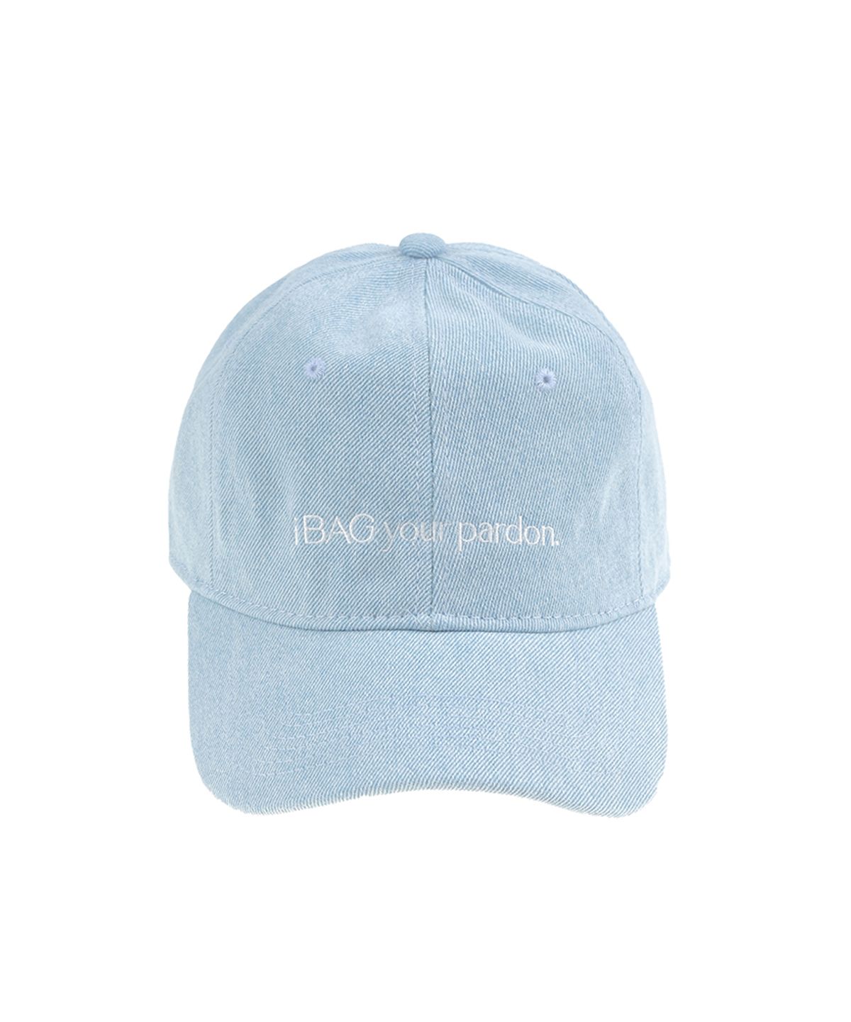 아이백유어파든(I BAG YOUR PARDON) i BAG your pardon. denim ballcap (2 colors)