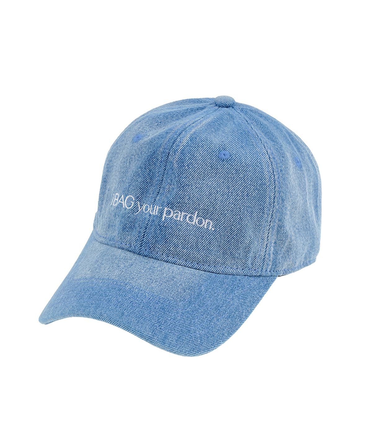 아이백유어파든(I BAG YOUR PARDON) i BAG your pardon. denim ballcap (2 colors)