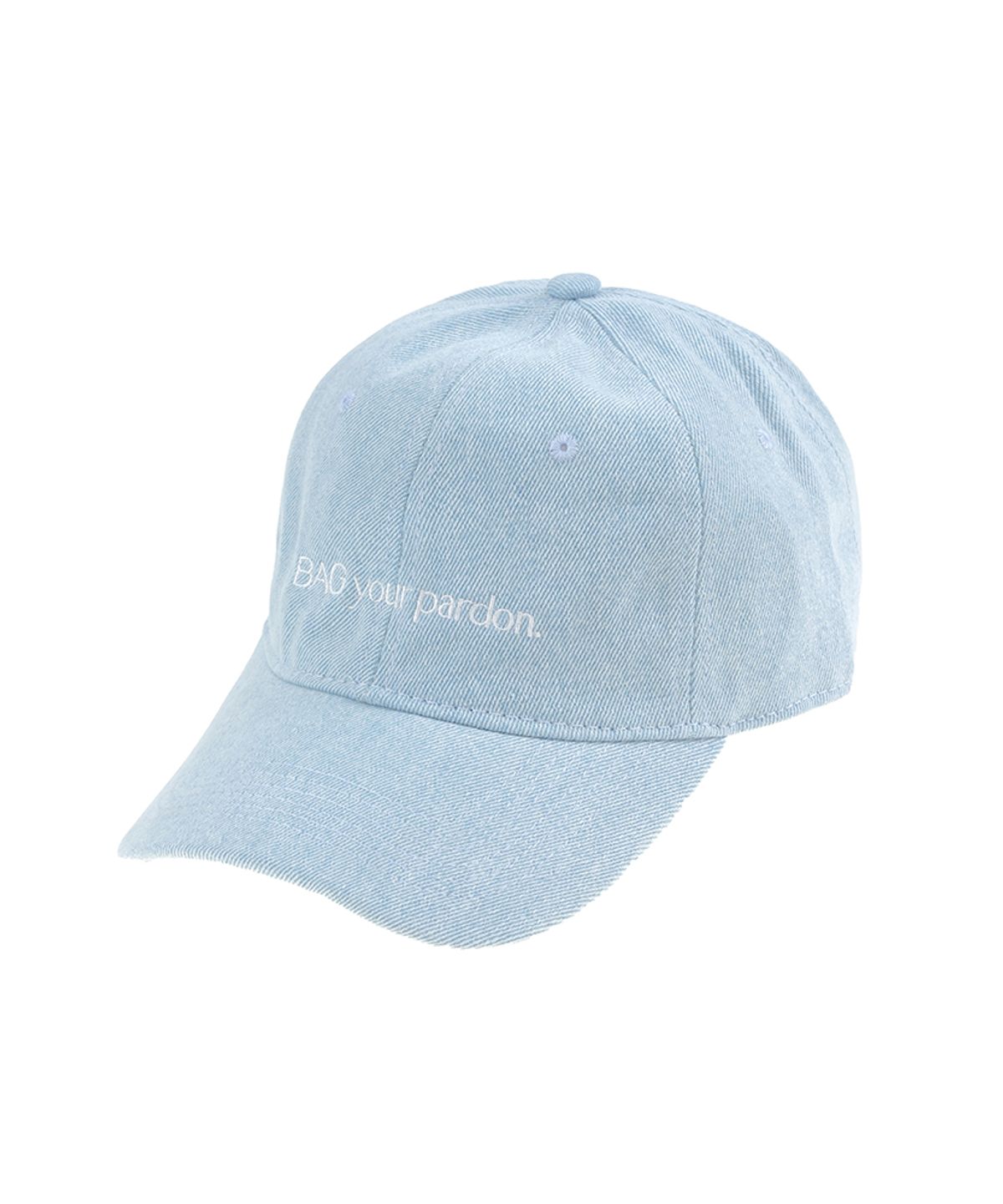 아이백유어파든(I BAG YOUR PARDON) i BAG your pardon. denim ballcap (2 colors)