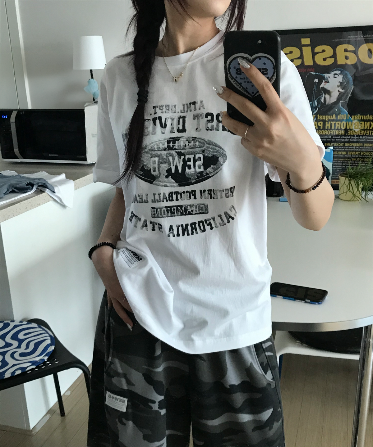 쏘비(SEW-B) TEXXT 오버핏 반팔티