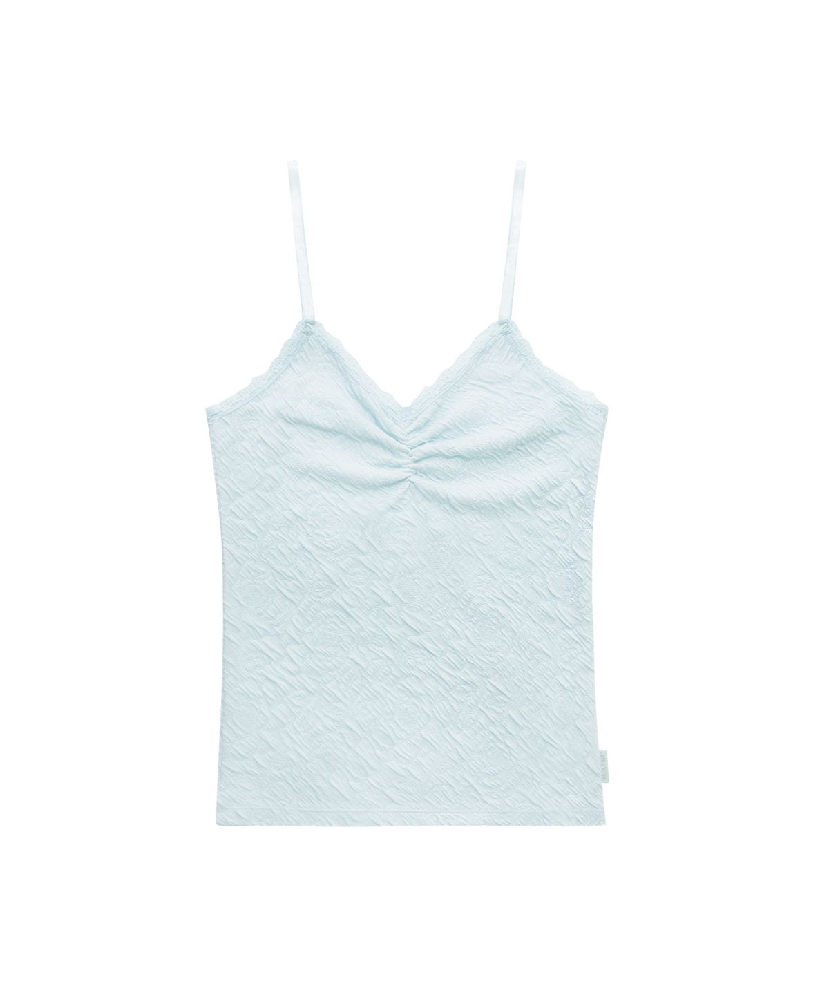 미레코(MIRECO) FLOWER EMBOSSED SLEEVELESS BABY BLUE