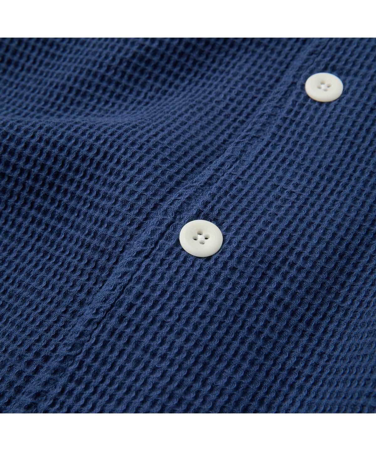 헨리코튼(HENRY COTTONS) [Brtish Sporting Club] Waffle Dyeing Half Sleeve Shirts (Set-up) ABSAM26731NYX