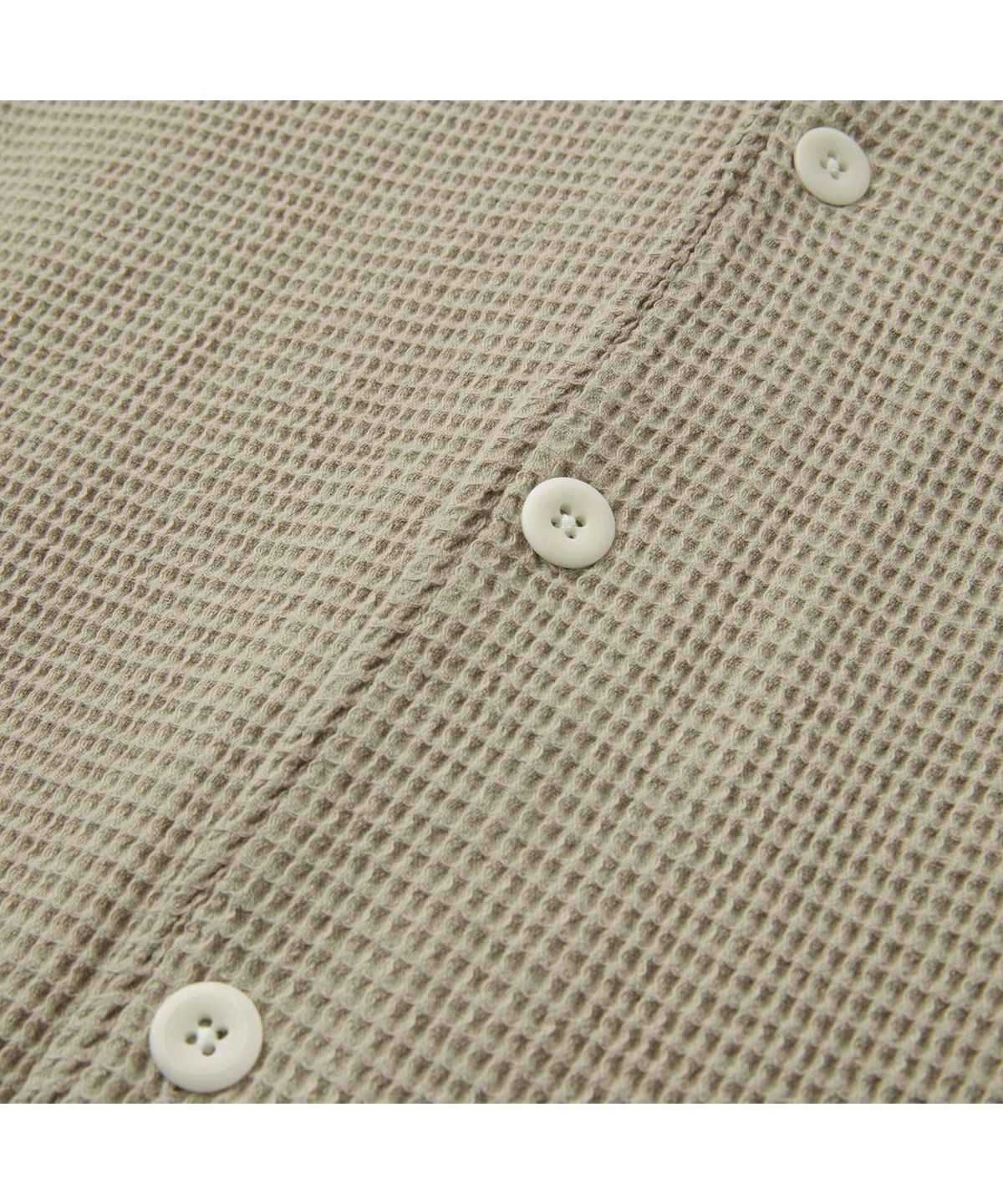 헨리코튼(HENRY COTTONS) [Brtish Sporting Club] Waffle Dyeing Half Sleeve Shirts (Set-up) ABSAM26731BEX