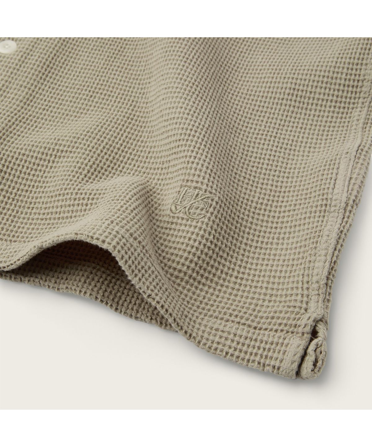 헨리코튼(HENRY COTTONS) [Brtish Sporting Club] Waffle Dyeing Half Sleeve Shirts (Set-up) ABSAM26731BEX
