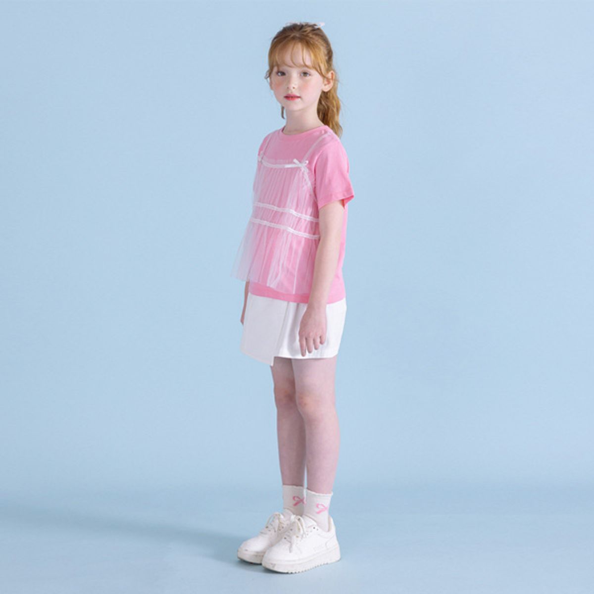 아이러브제이(I LOVE J) 리브에 뷔스티에 반팔 티 JXUTO14
