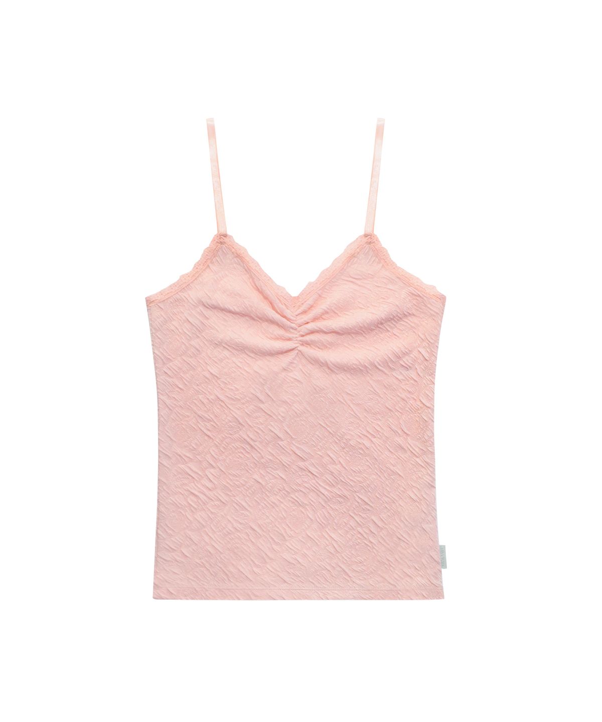 미레코(MIRECO) FLOWER EMBOSSED SLEEVELESS BABY PINK