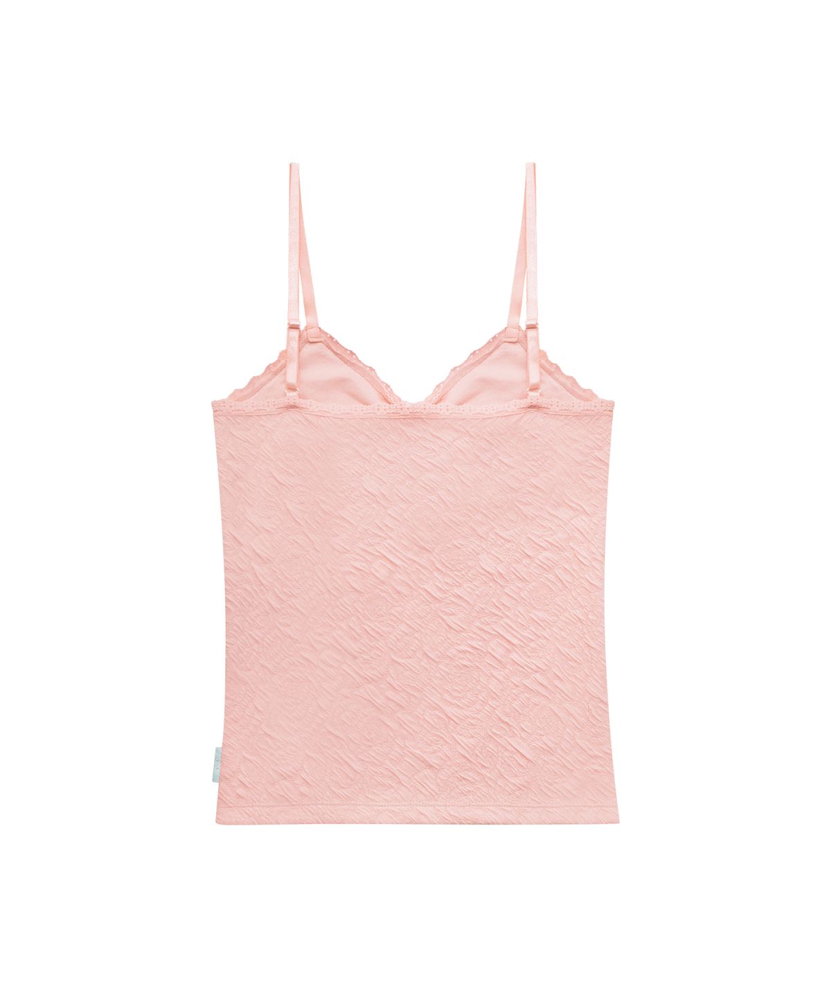 미레코(MIRECO) FLOWER EMBOSSED SLEEVELESS BABY PINK