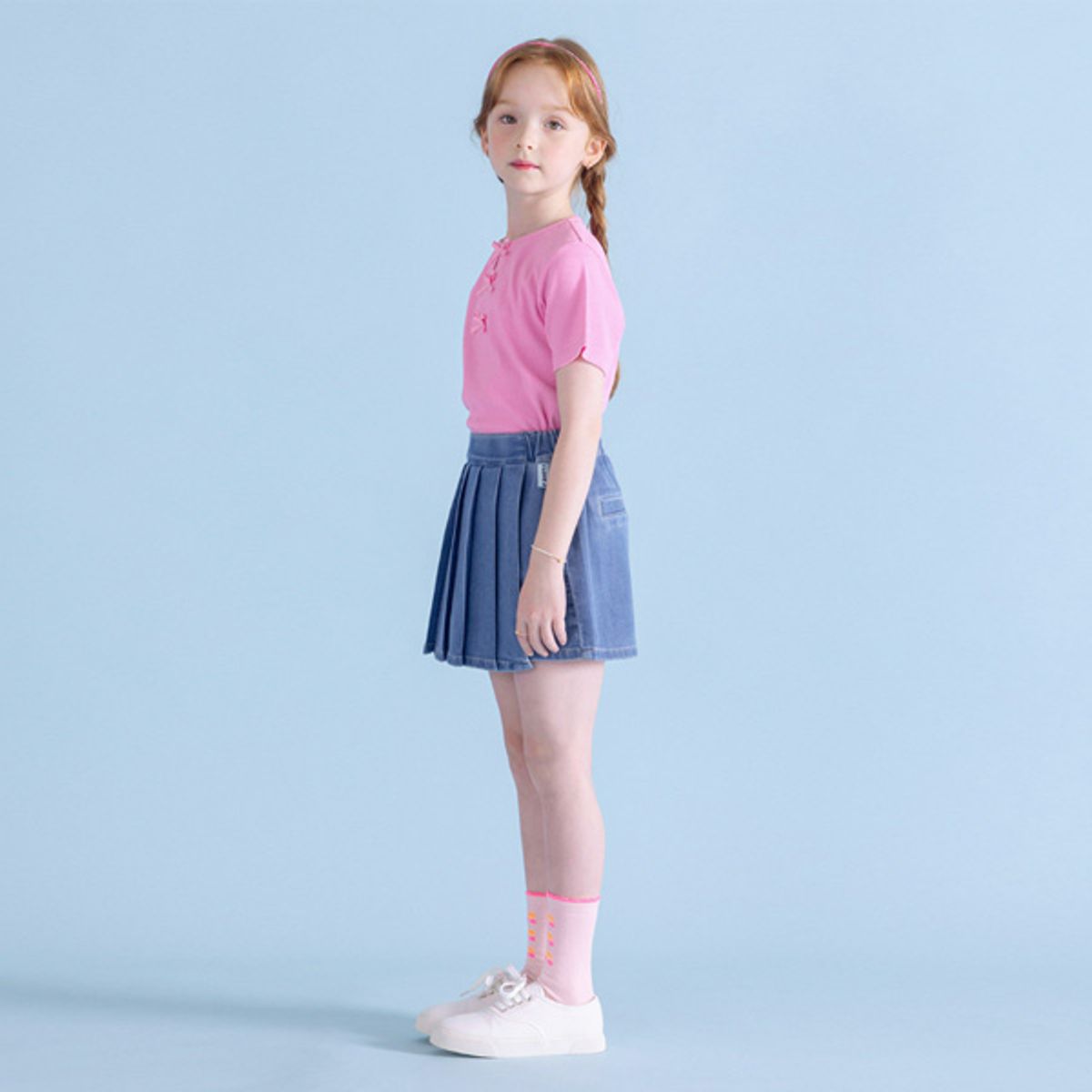 아이러브제이(I LOVE J) 마랑드 리본 반팔 티 JXUTO06