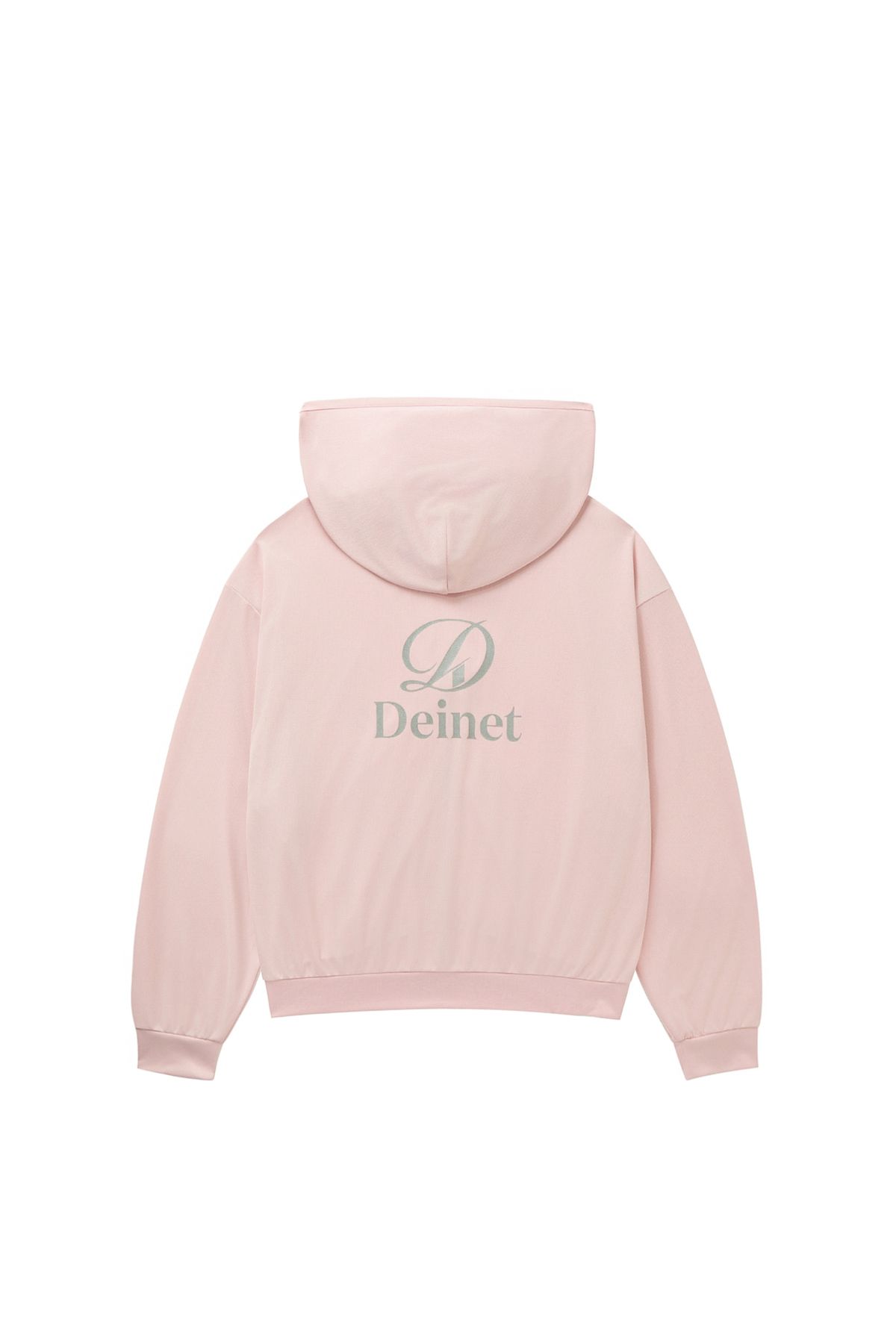 다이닛(DEINET) COOL MESH HOODED ZIP UP IN LIGHT PINK