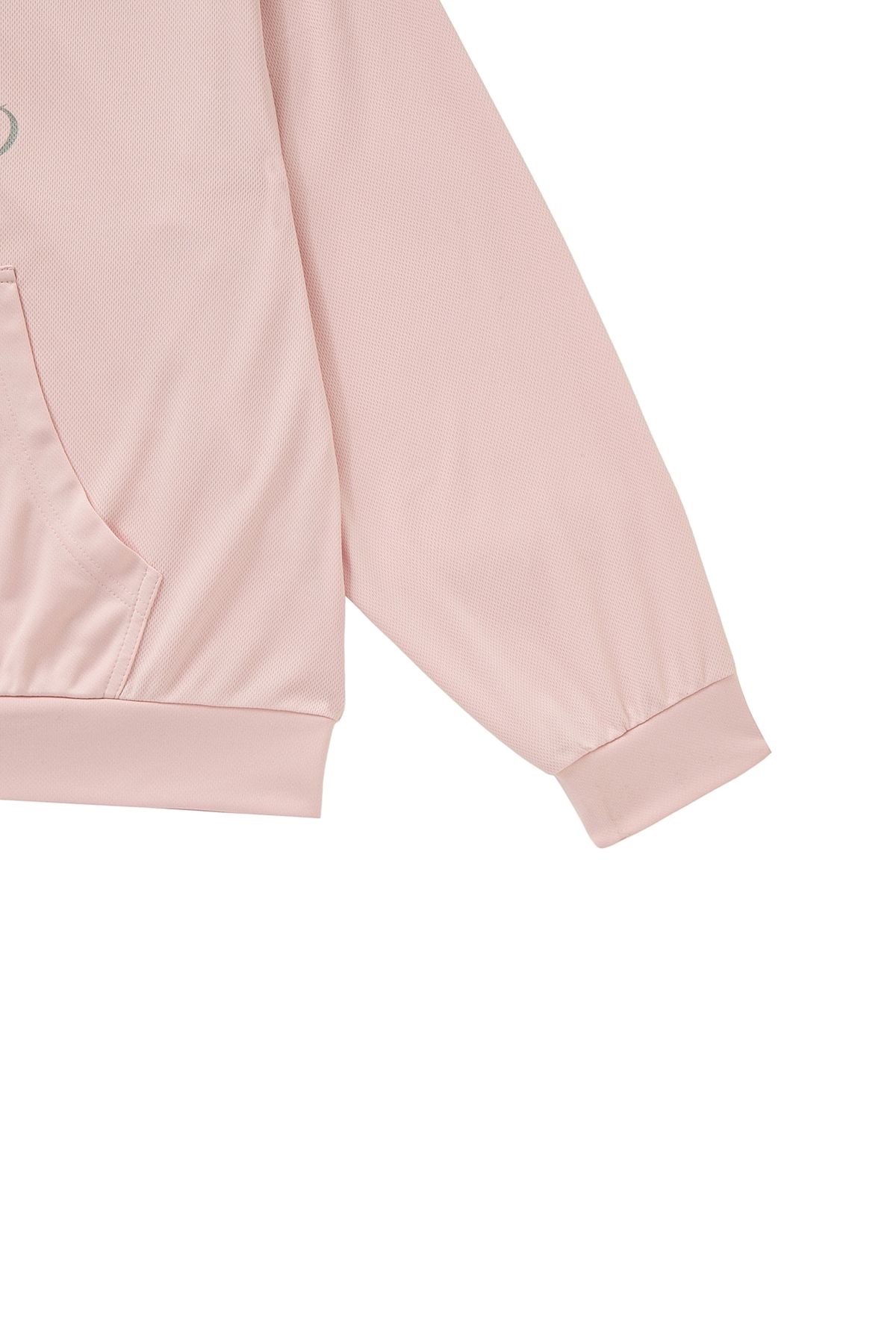 다이닛(DEINET) COOL MESH HOODED ZIP UP IN LIGHT PINK