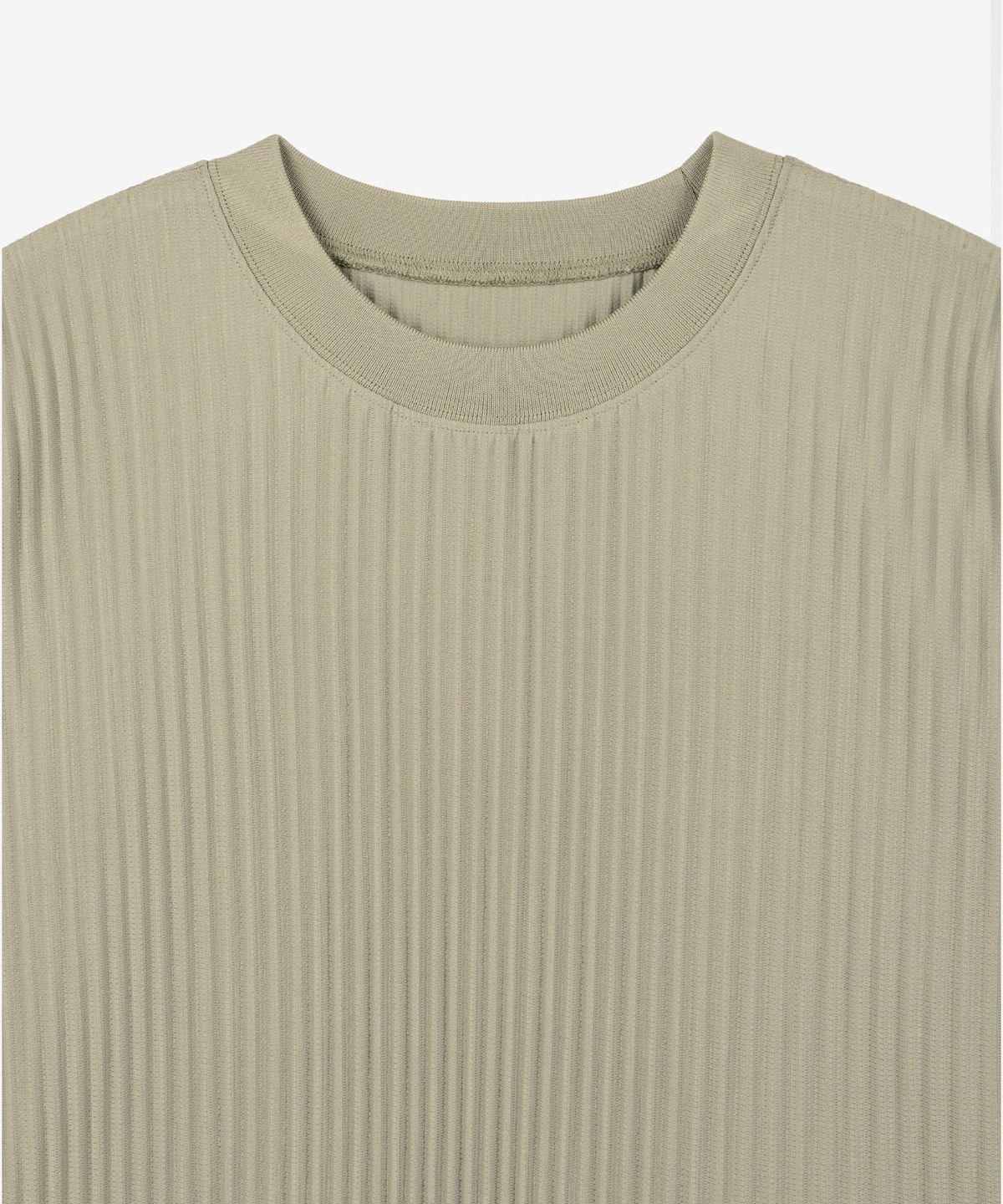 티엔지티(TNGT) Yoyogi Pleats Tee (Beige) TNTS6E213I2