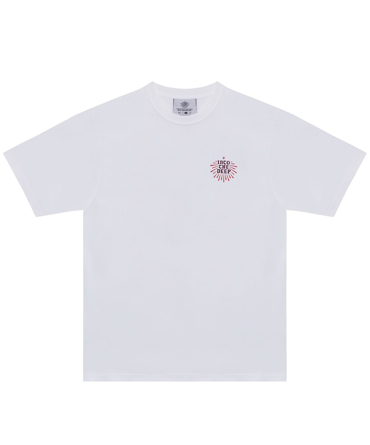 인투더딥(INTO THE DEEP) [ITD X HRTM] BIG LOGO NEW CAMO S/S - RED - WHITE